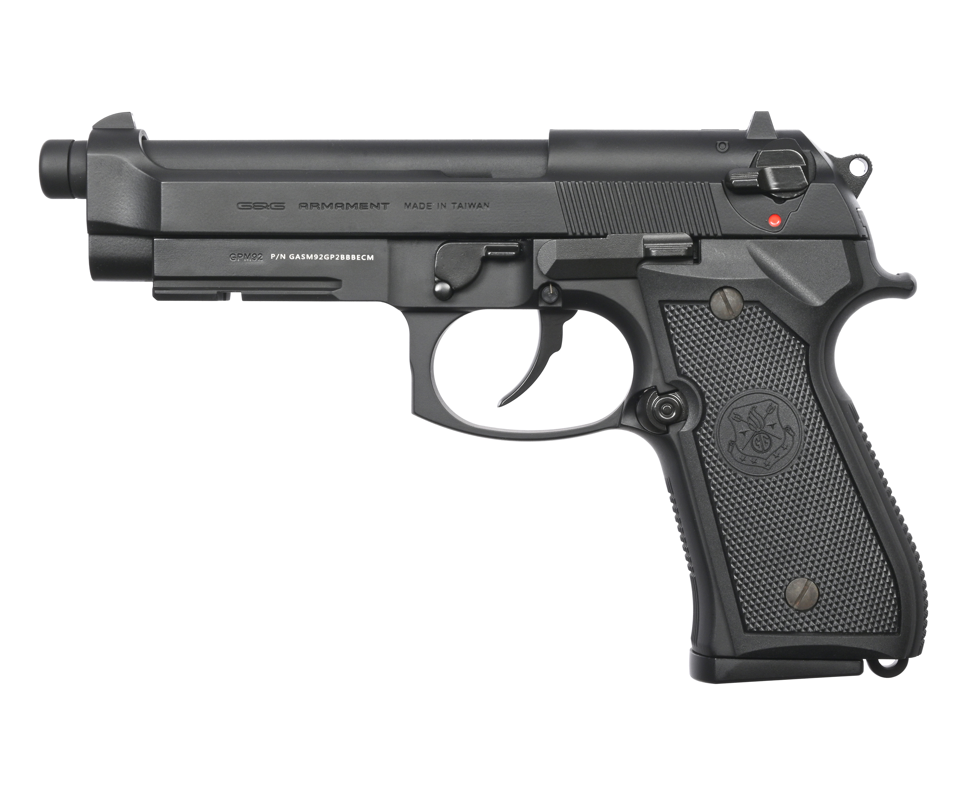 Страйкбольный пистолет G&G GPM92 GP2 (Gas, 6 мм, GBB, black)