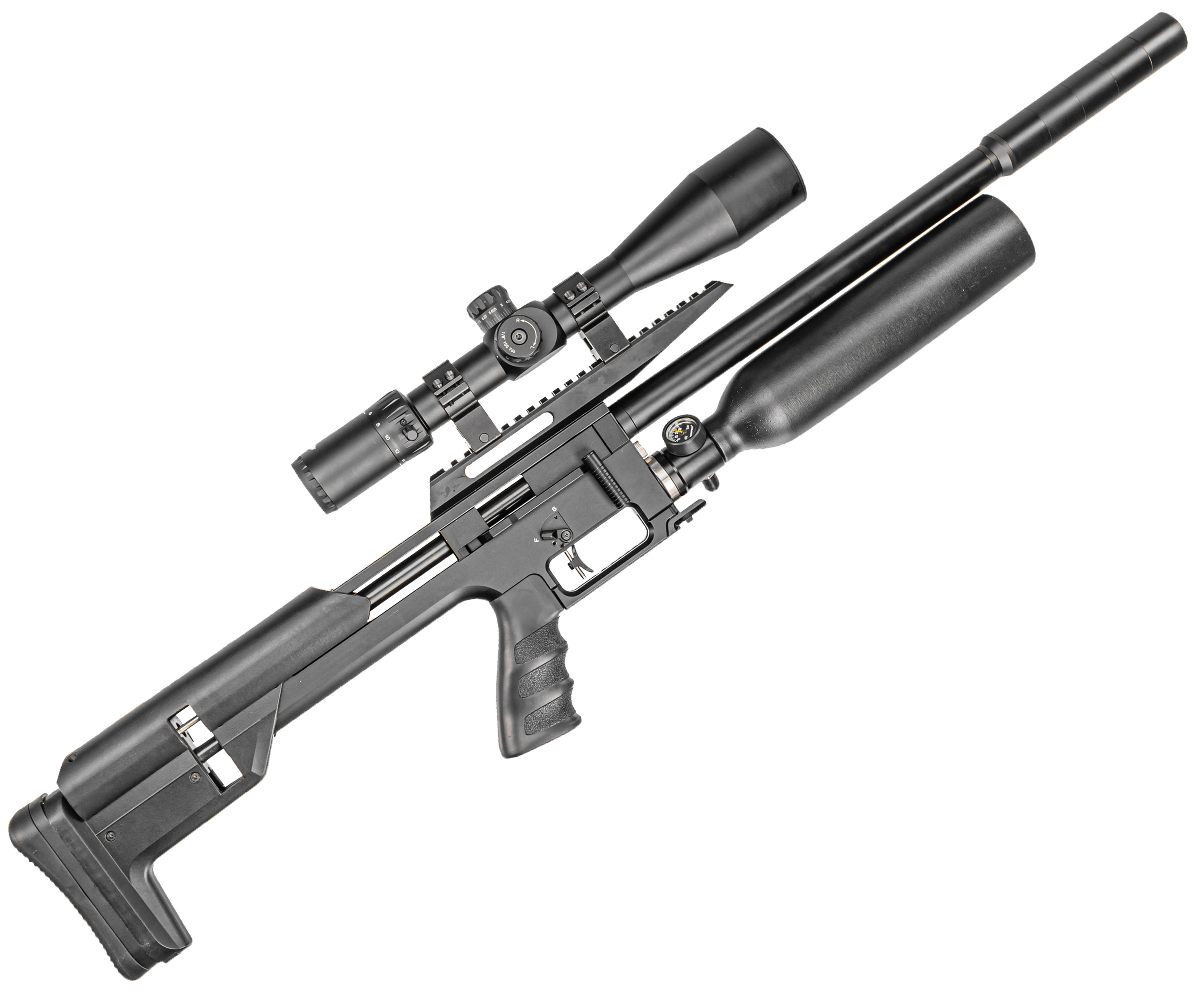 Пневматическая винтовка ZR Arms M60B 4.5 мм (пластик, колба, ПСП)