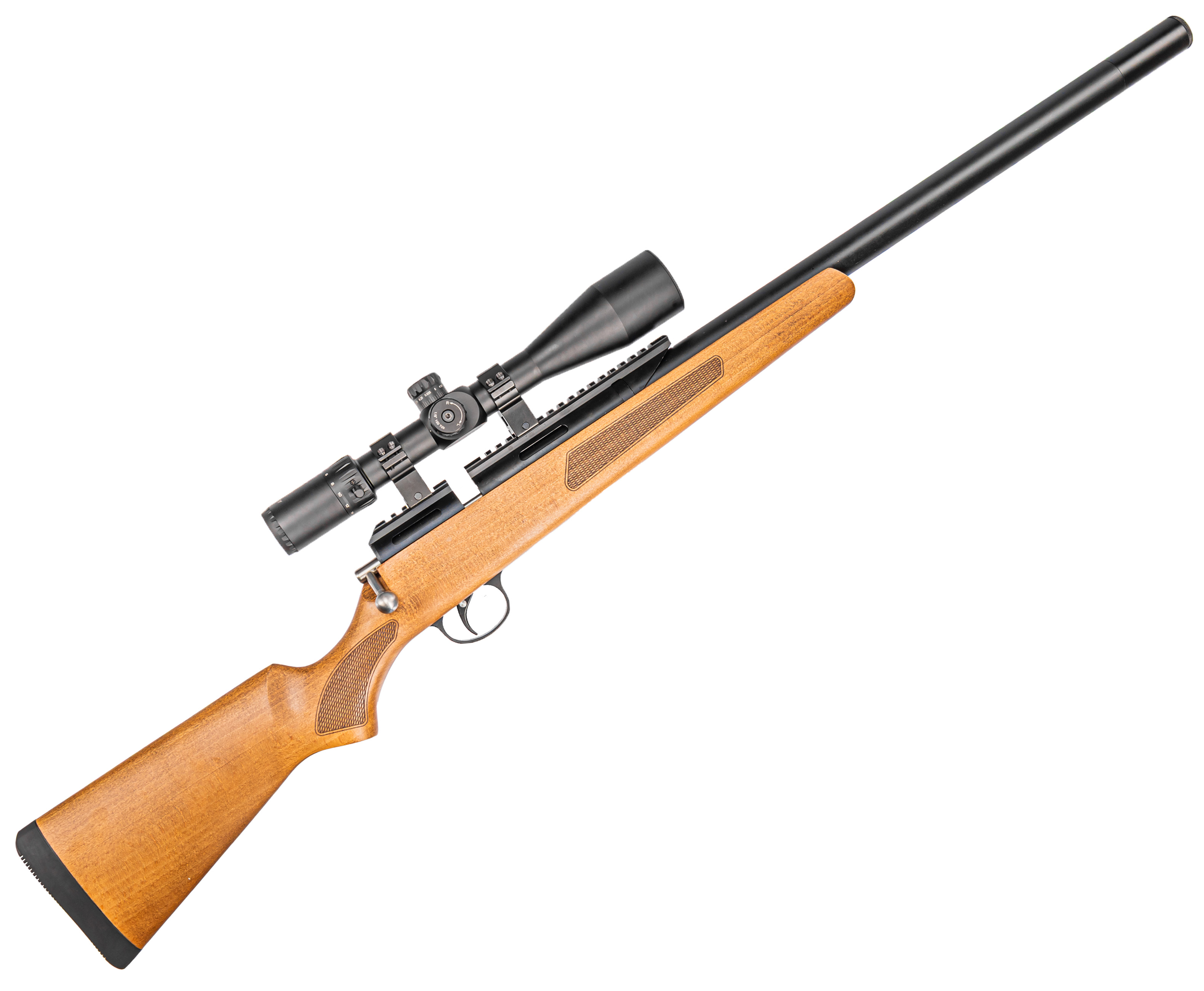 Пневматическая винтовка ZR Arms M30B 6.35 мм (коаксиальная, PCP, бук)