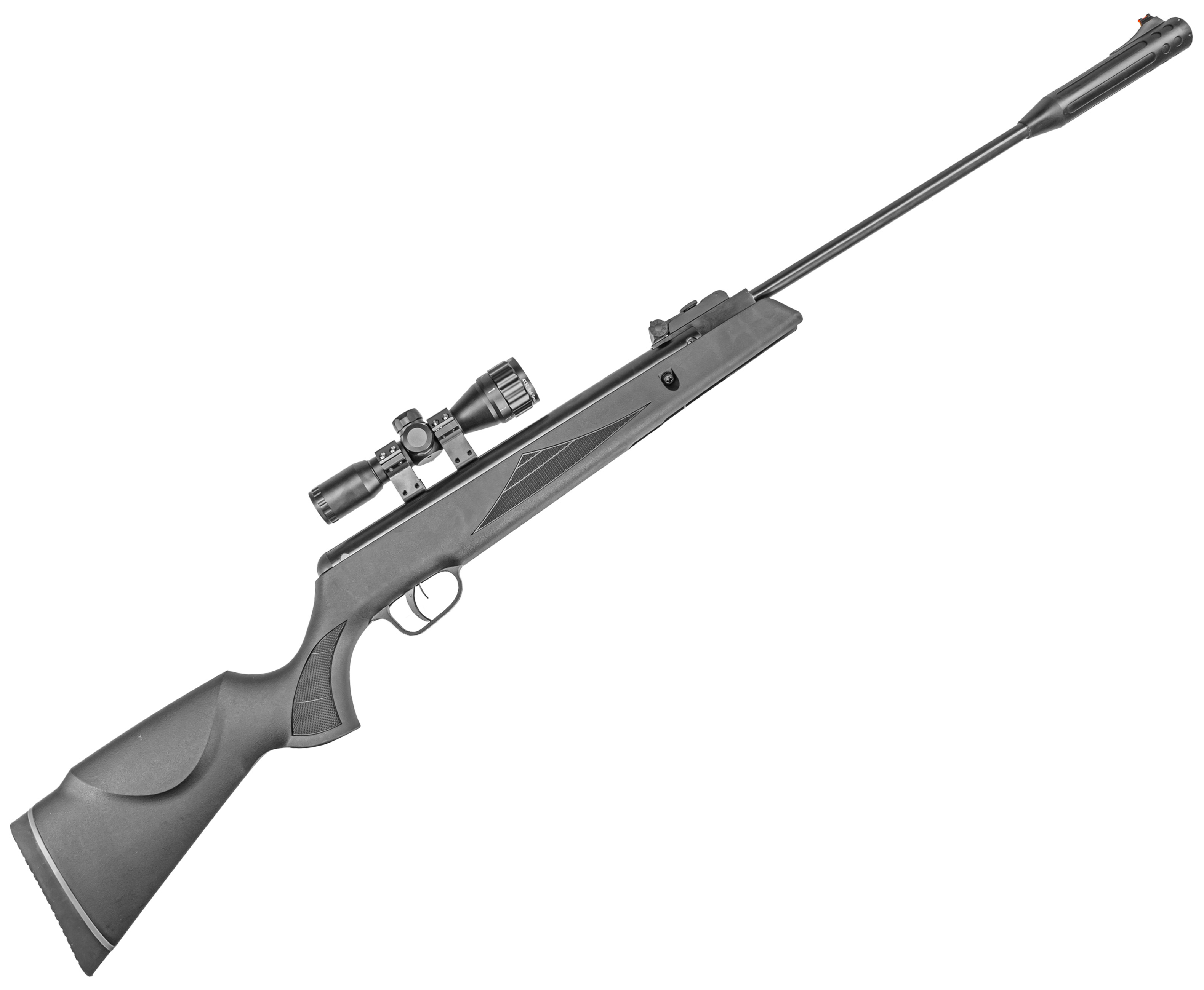 Пневматическая винтовка ZR Arms SR1000S 4.5 мм (пластик, black, переломка)