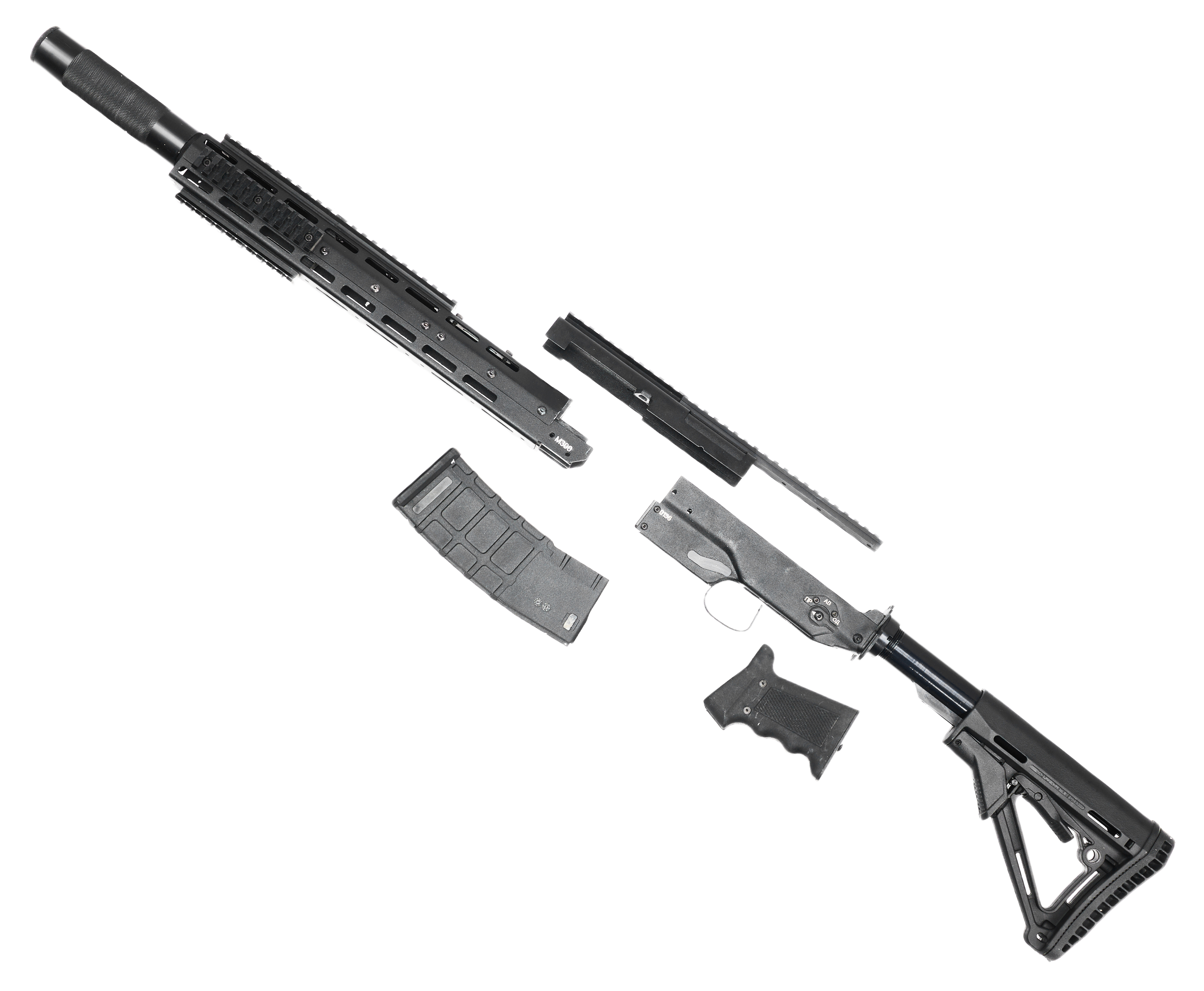 Кит-комплект СтрайкАрмс Бастард M300 бодик (имитация глушителя, для сборки привода)