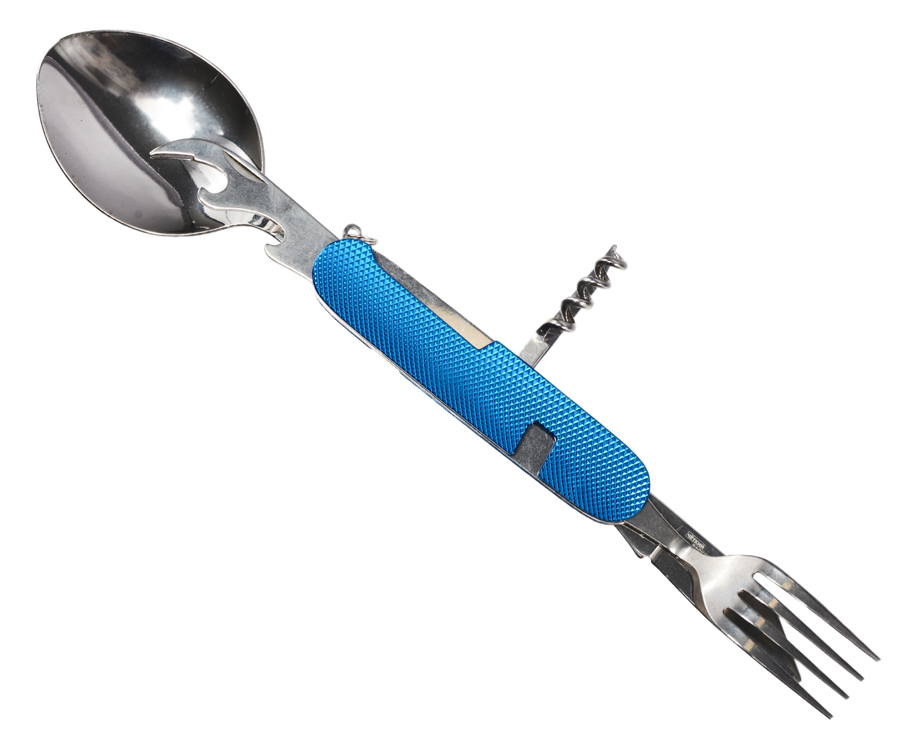 Походный столовый набор Ножемир MNG-18 (синий, ложка, вилка)