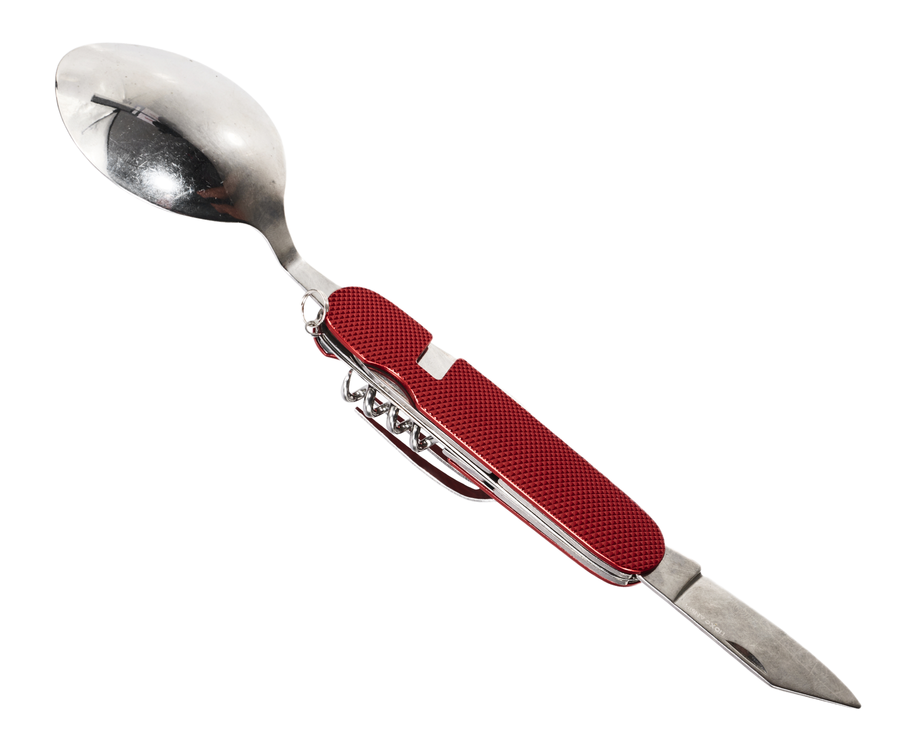 Походный столовый набор Ножемир MNG-16 (красный, ложка, вилка)