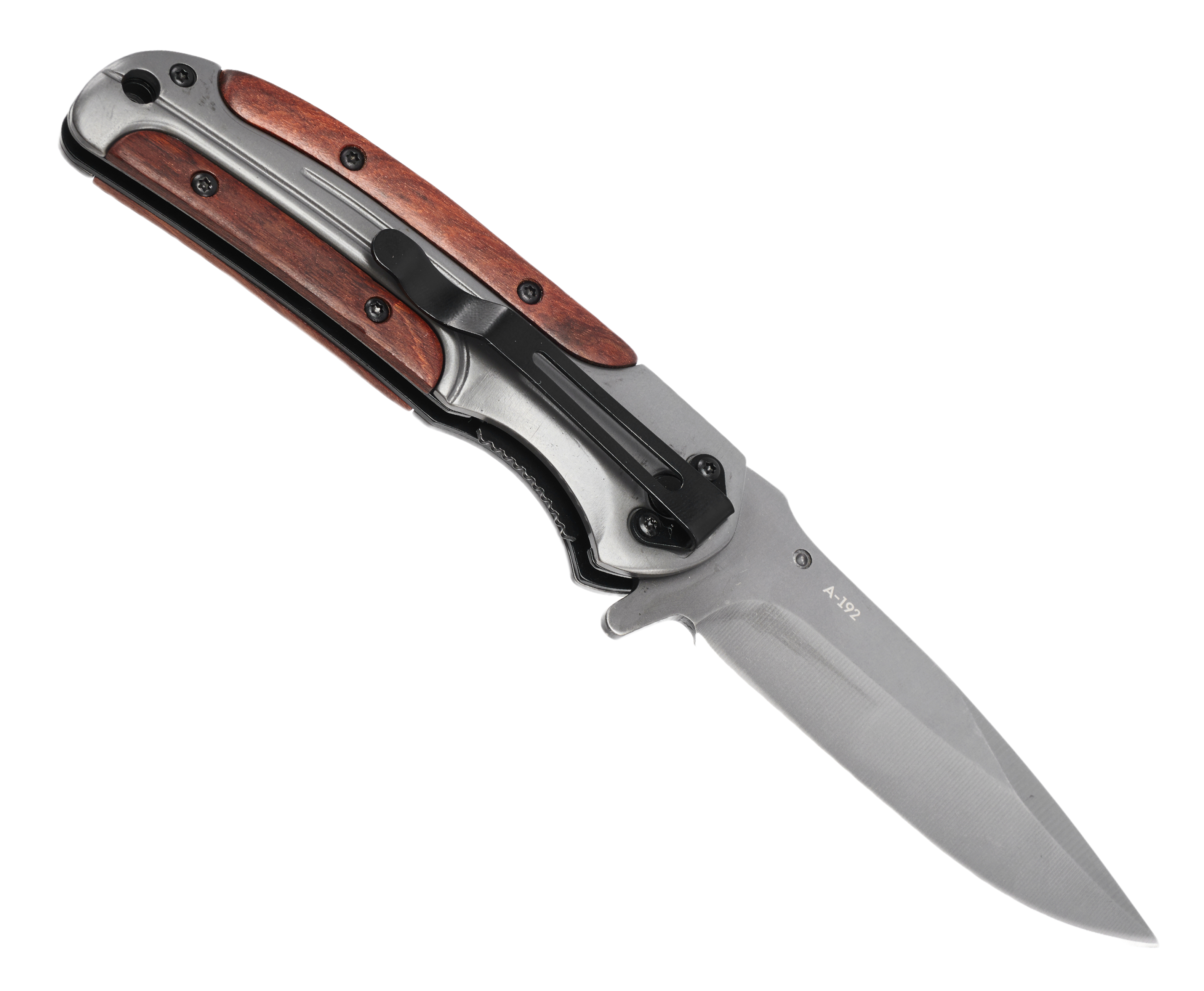 Нож складной Ножемир Четкий Расклад Fobos A-192 (сталь 440, дерево)