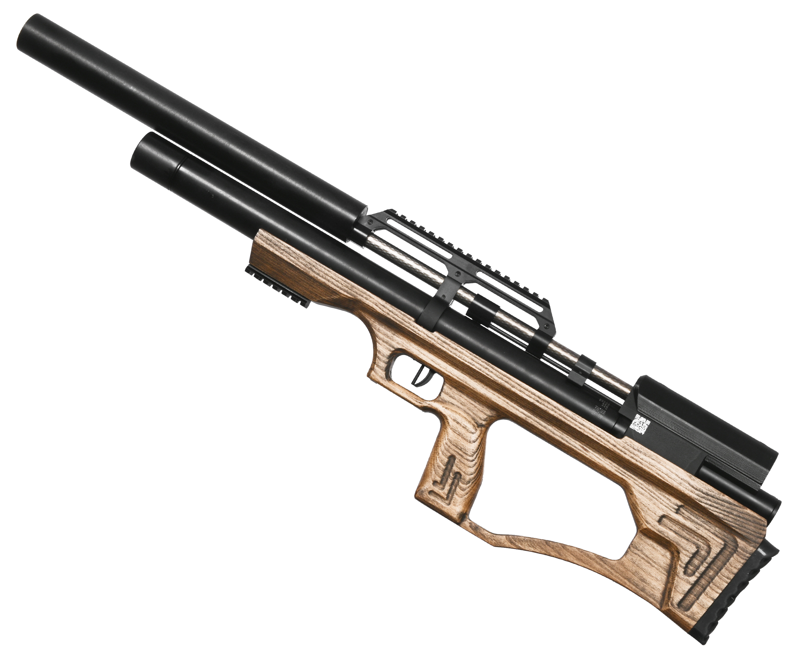 Пневматическая винтовка KrugerGun Снайпер BullPup 5.5 мм (580 мм, резервуар 510, редуктор, передний взвод, дерево L)