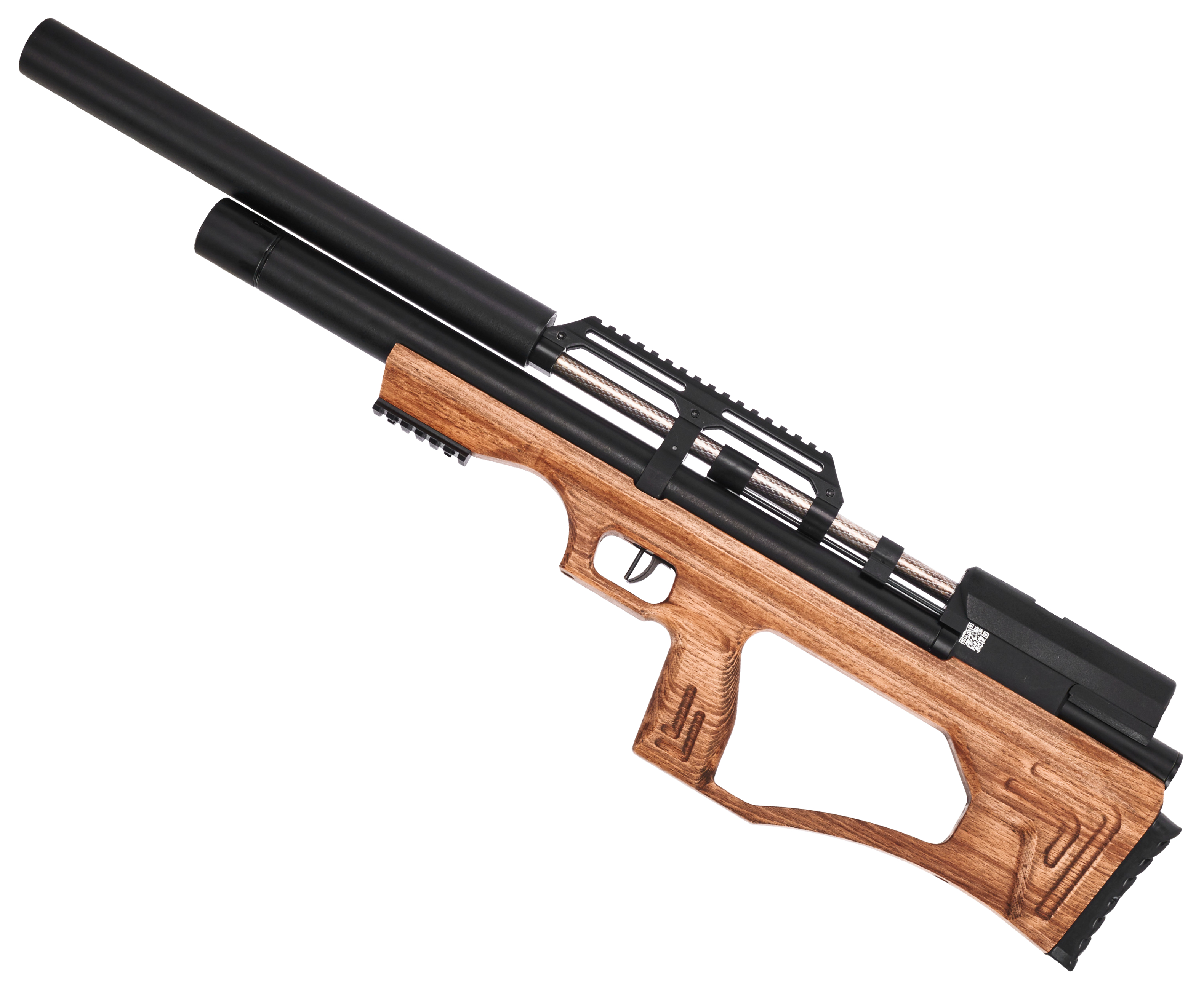 Пневматическая винтовка KrugerGun Снайпер BullPup 6.35 мм (580 мм, резервуар 510, передний взвод, прямоток, дерево L)