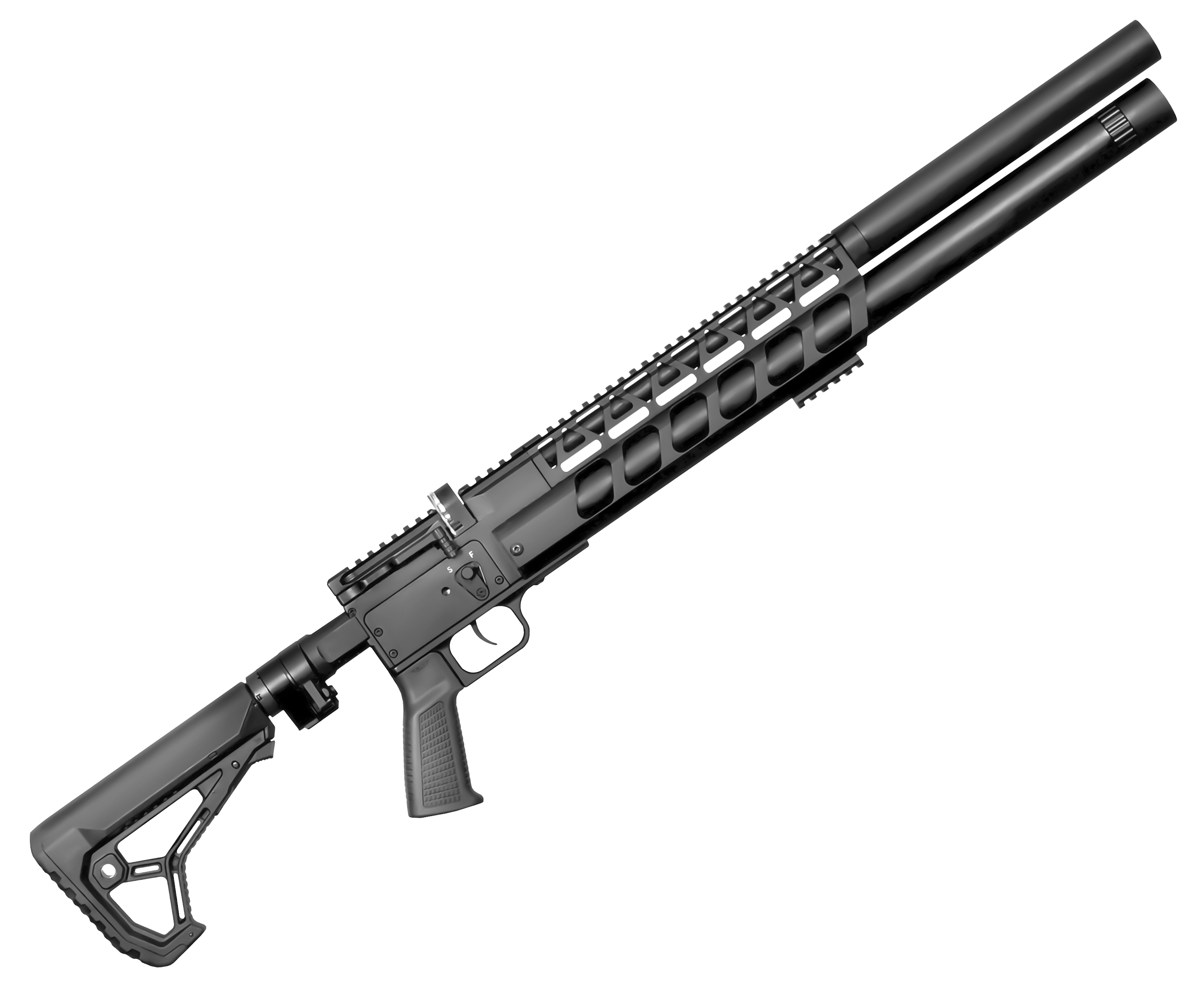 Пневматическая винтовка Storm Goliath Magnum Tactic 6.35 мм (PCP, 470 мм, складной)