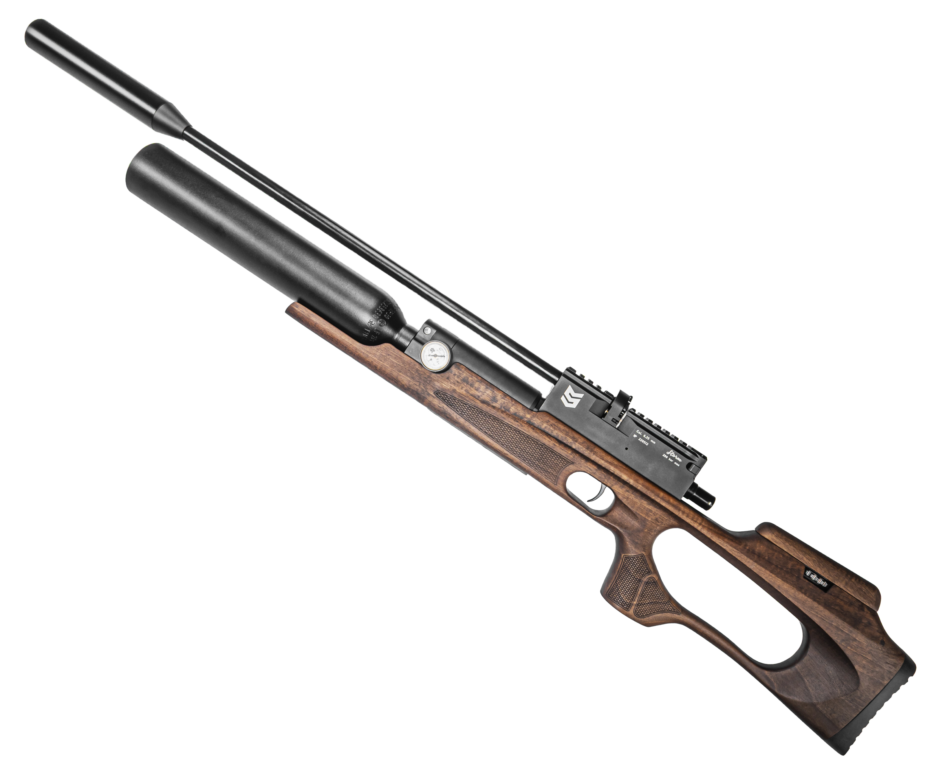 Пневматическая винтовка Storm Titan Magnum 6.35 мм (550 мм, PCP, полнотел, колба)