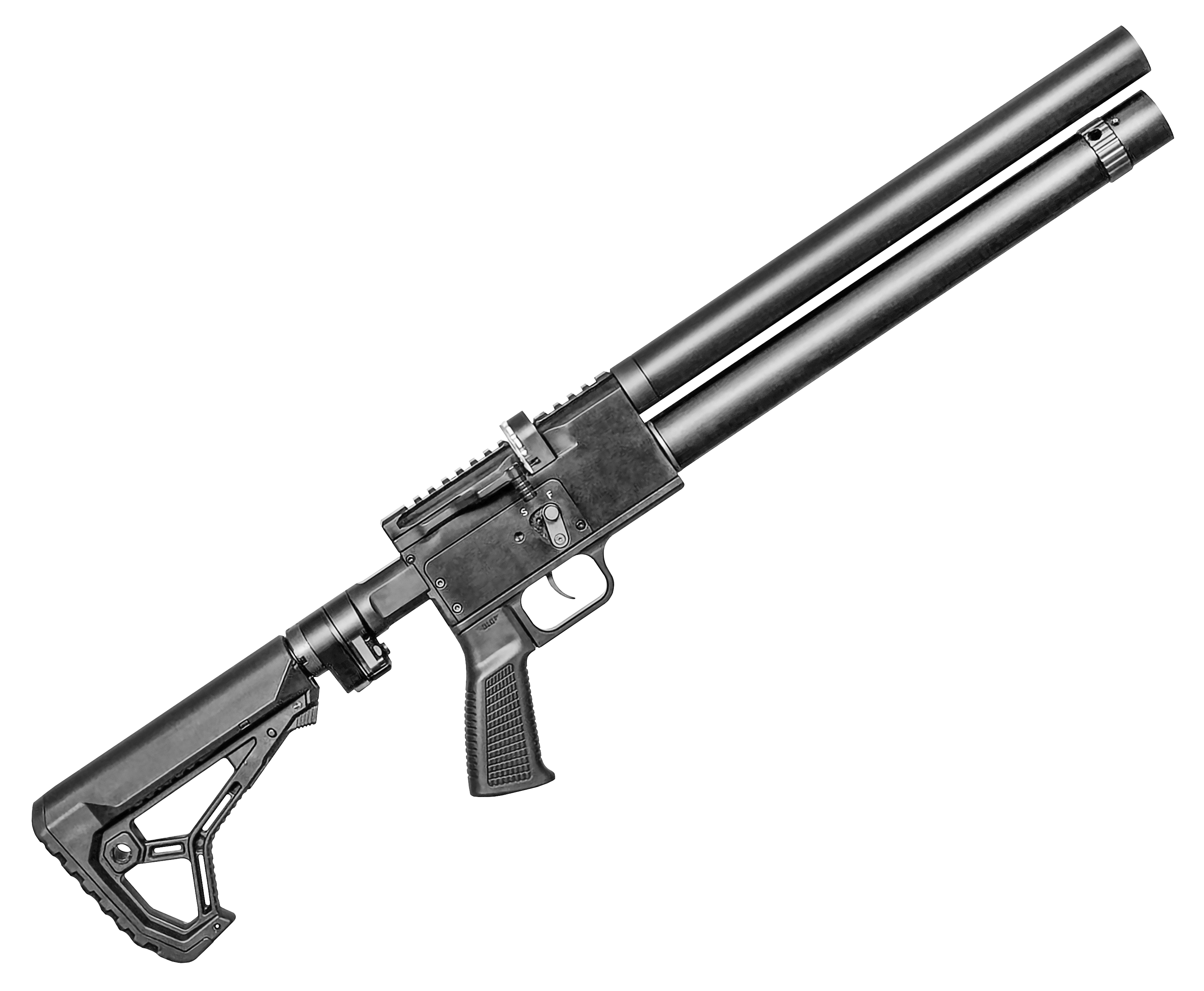 Пневматическая винтовка Storm Minigun Magnum Tactic 5.5 мм (PCP, 320 мм, складной)