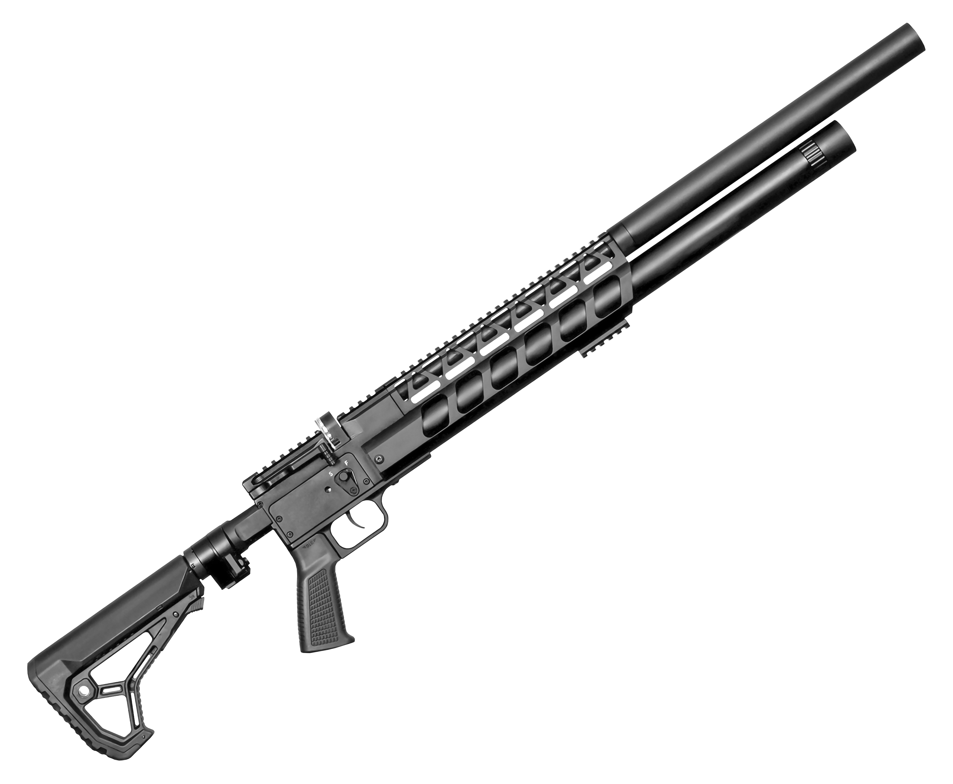 Пневматическая винтовка Storm Goliath Sport Tactic 5.5 мм (550 мм, РСР, складной, полнотел, редуктор)