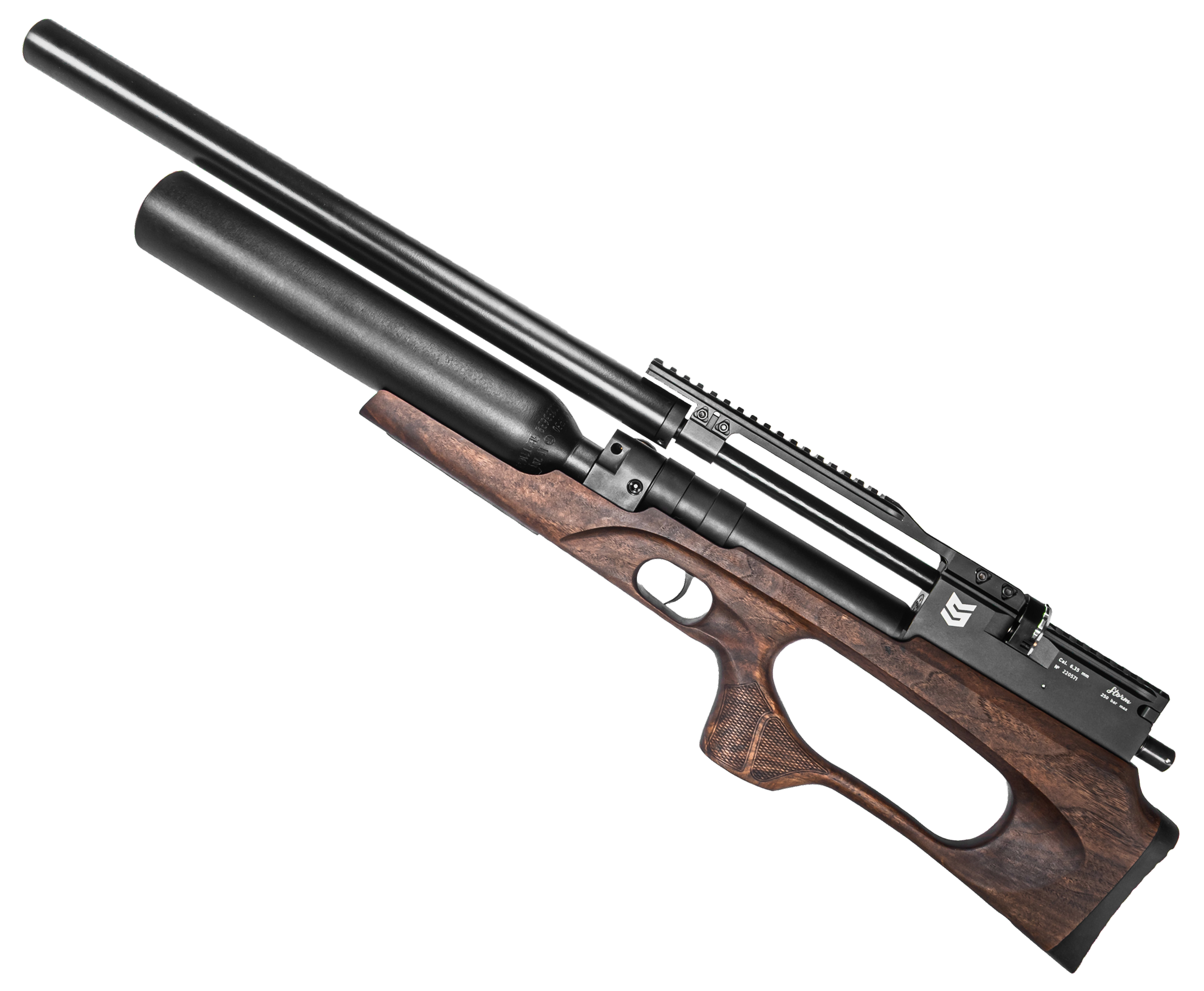 Пневматическая винтовка Storm Titan Sport Bullpup 6.35 мм (620 мм, колба, ПСП, редуктор, полнотел)