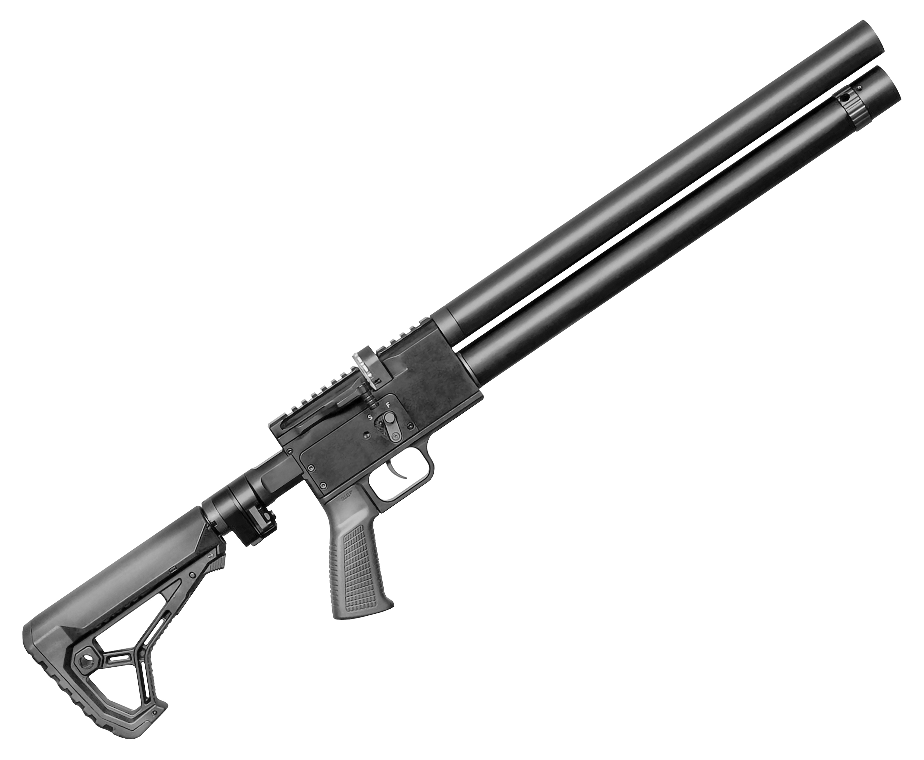 Пневматическая винтовка Storm Minigun Sport Tactic 6.35 мм (редуктор, 320 мм, складной, РСР)