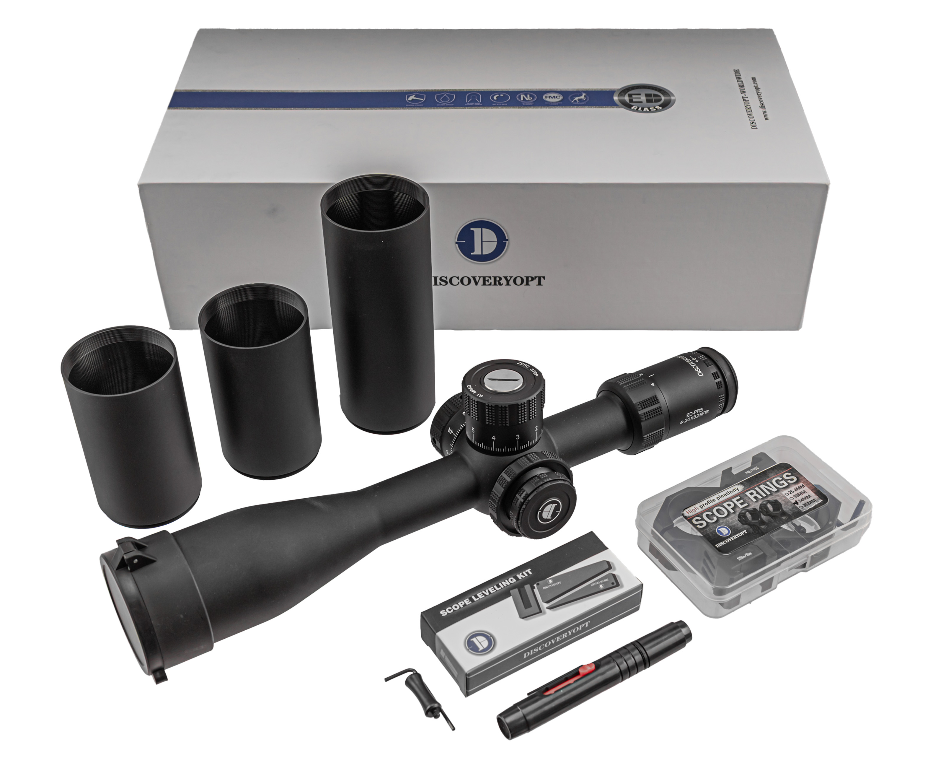 Оптический прицел Discovery ED-PRS 4-20x52 SFIR (34 мм, подсветка)