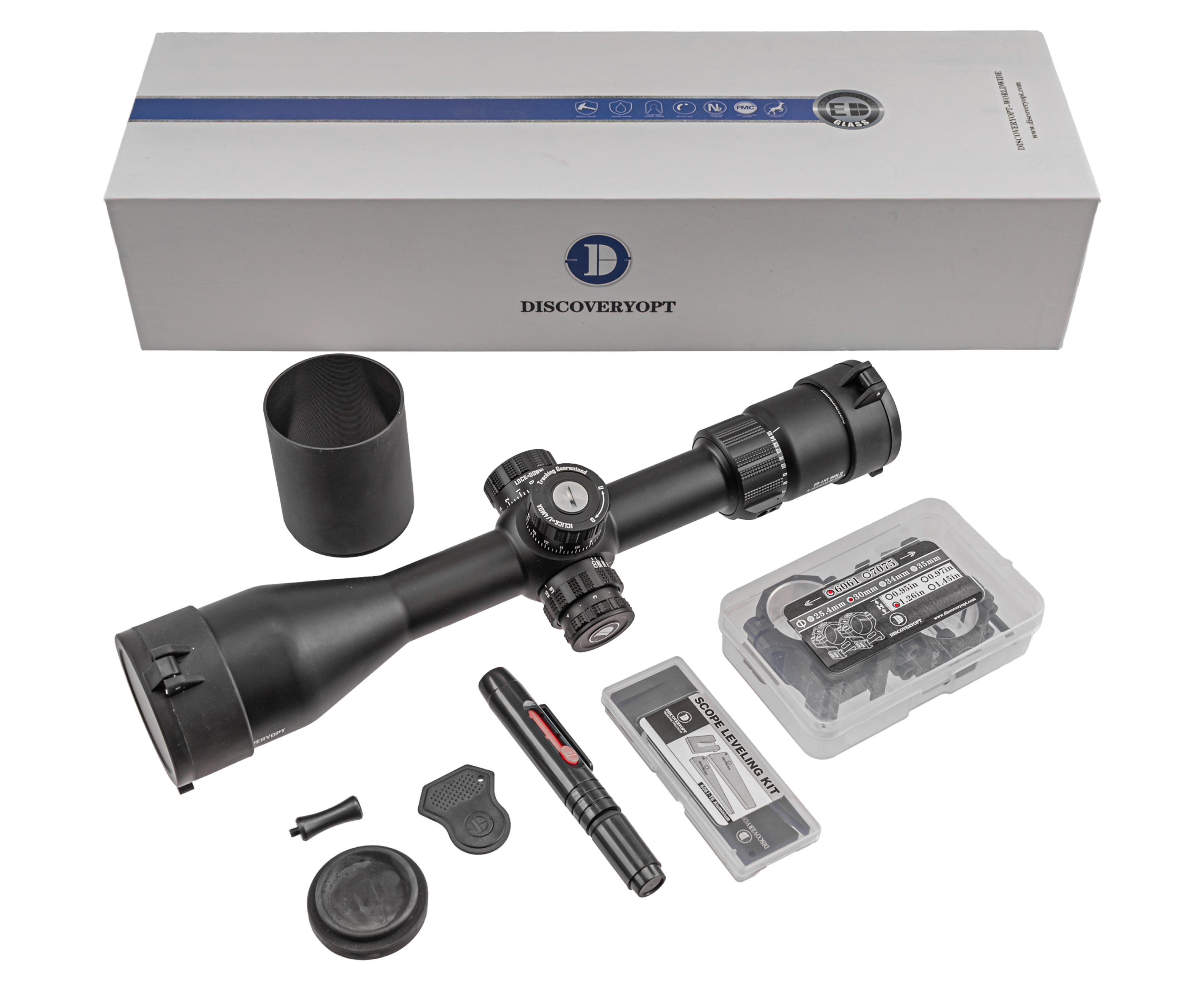 Оптический прицел Discovery ED-LHT Gen.2 3-15x50 SFIR FFP (30 мм, подсветка, MOA)