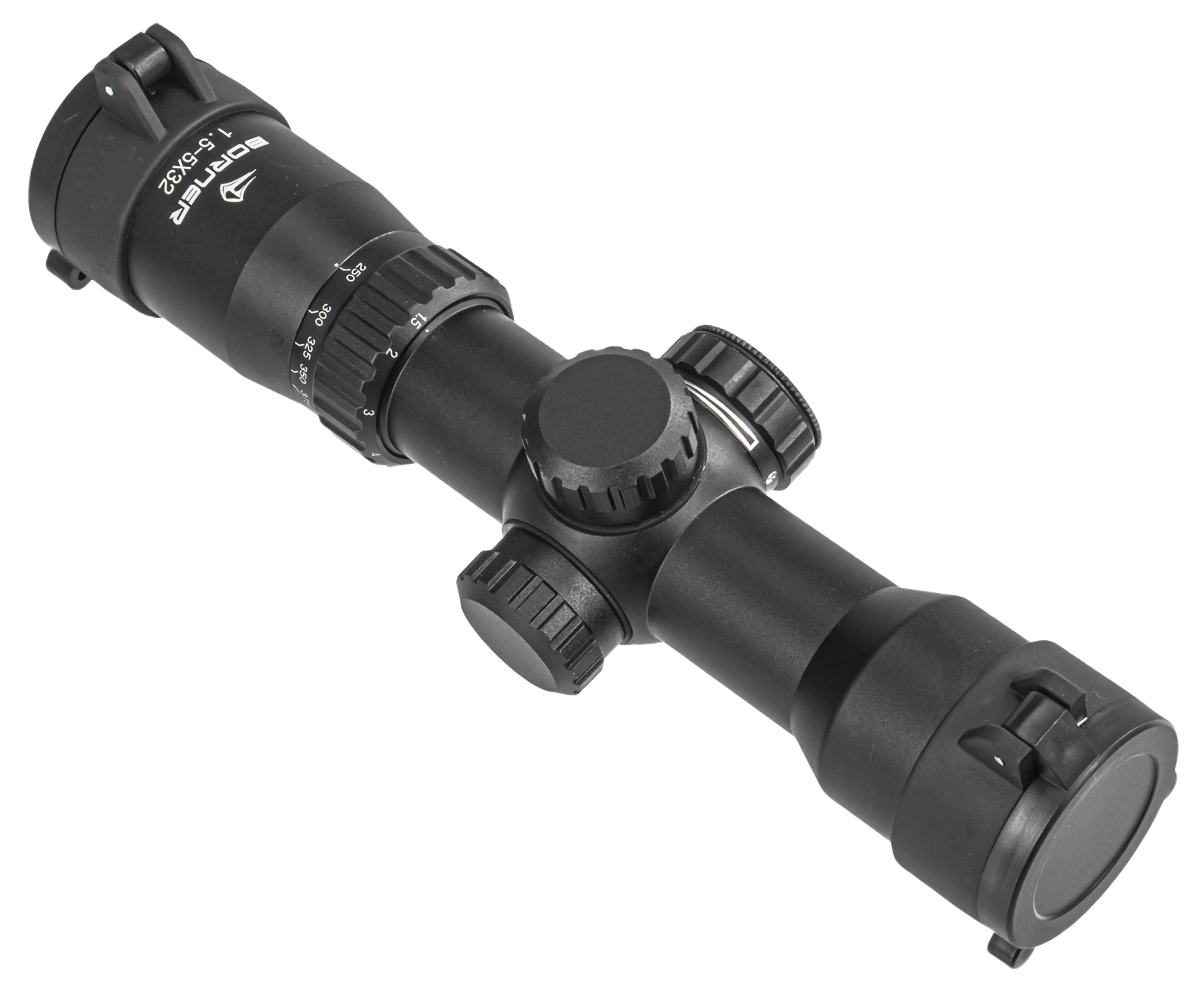 Оптический прицел Borner 1.5-5x32 (для арбалета, подсветка, 25.4 мм, Weaver)