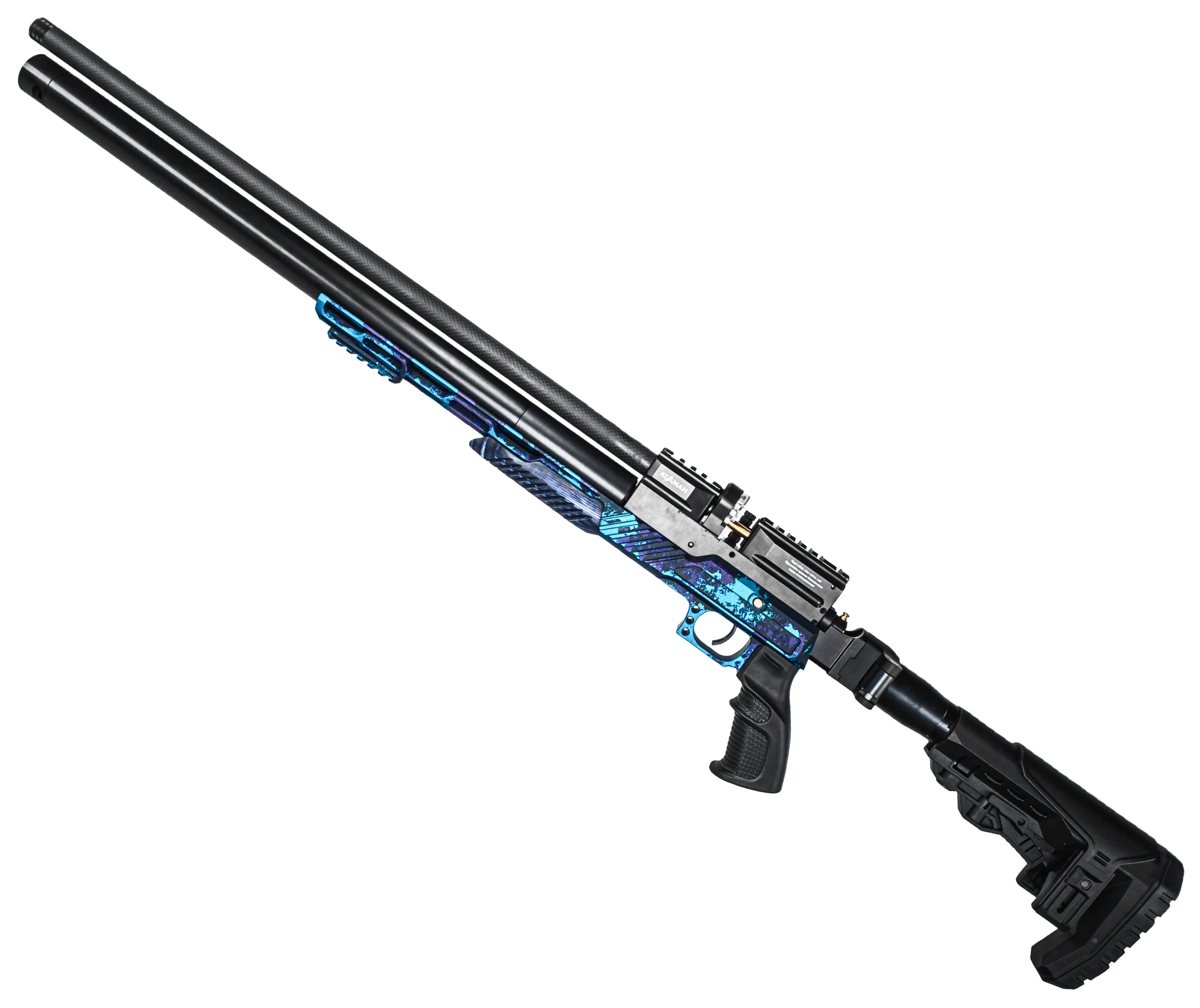 Пневматическая винтовка Ataman M20 650 BKTFN L1 Tactical Carbine 6.35 мм (алюминий, редуктор, полнотел, тифани)