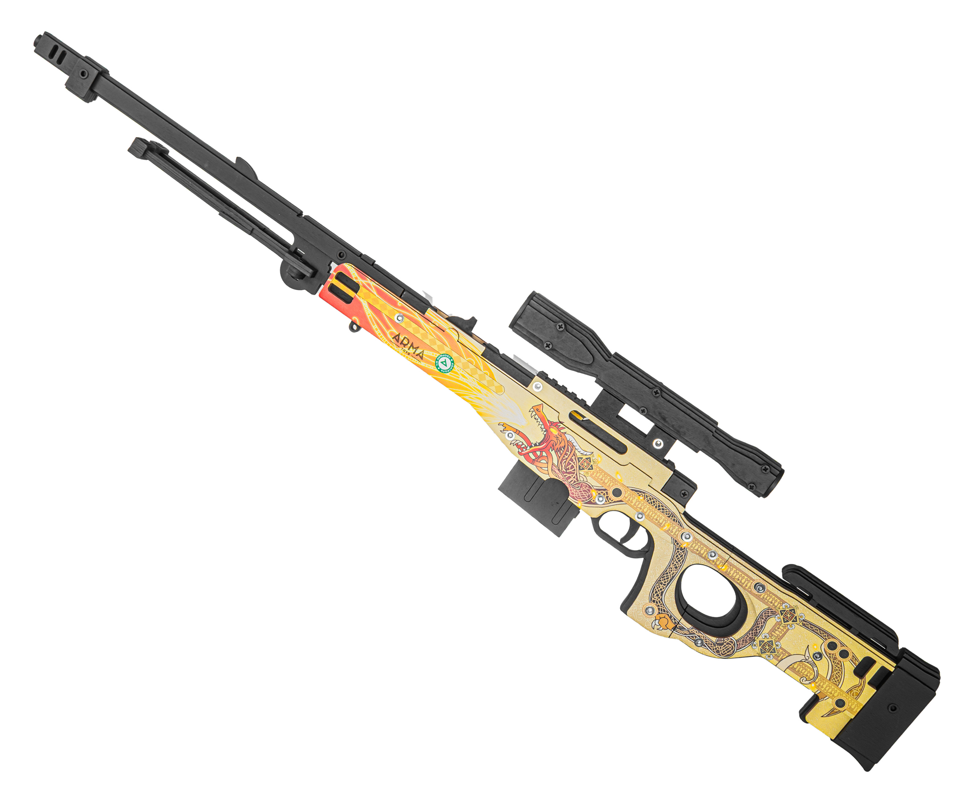 Резинкострел Arma Toys винтовка AWP (Dragon Lore, AT017DL, L96)
