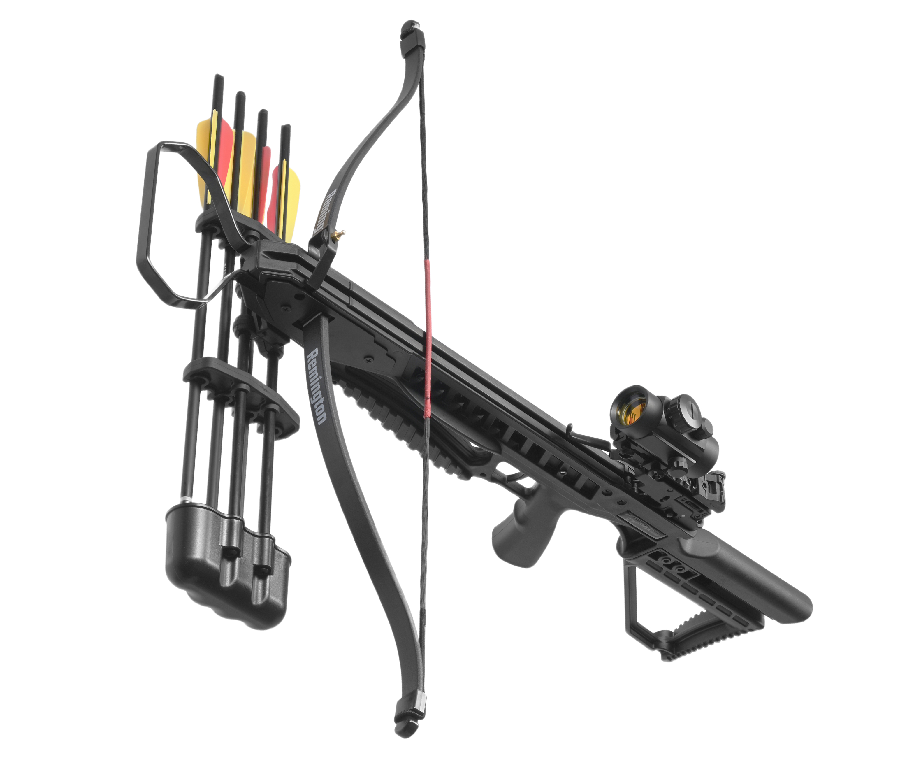 Рекурсивный арбалет Man Kung XB21 (стрелы, натяжитель, прицел, ремень, кивер, черный)