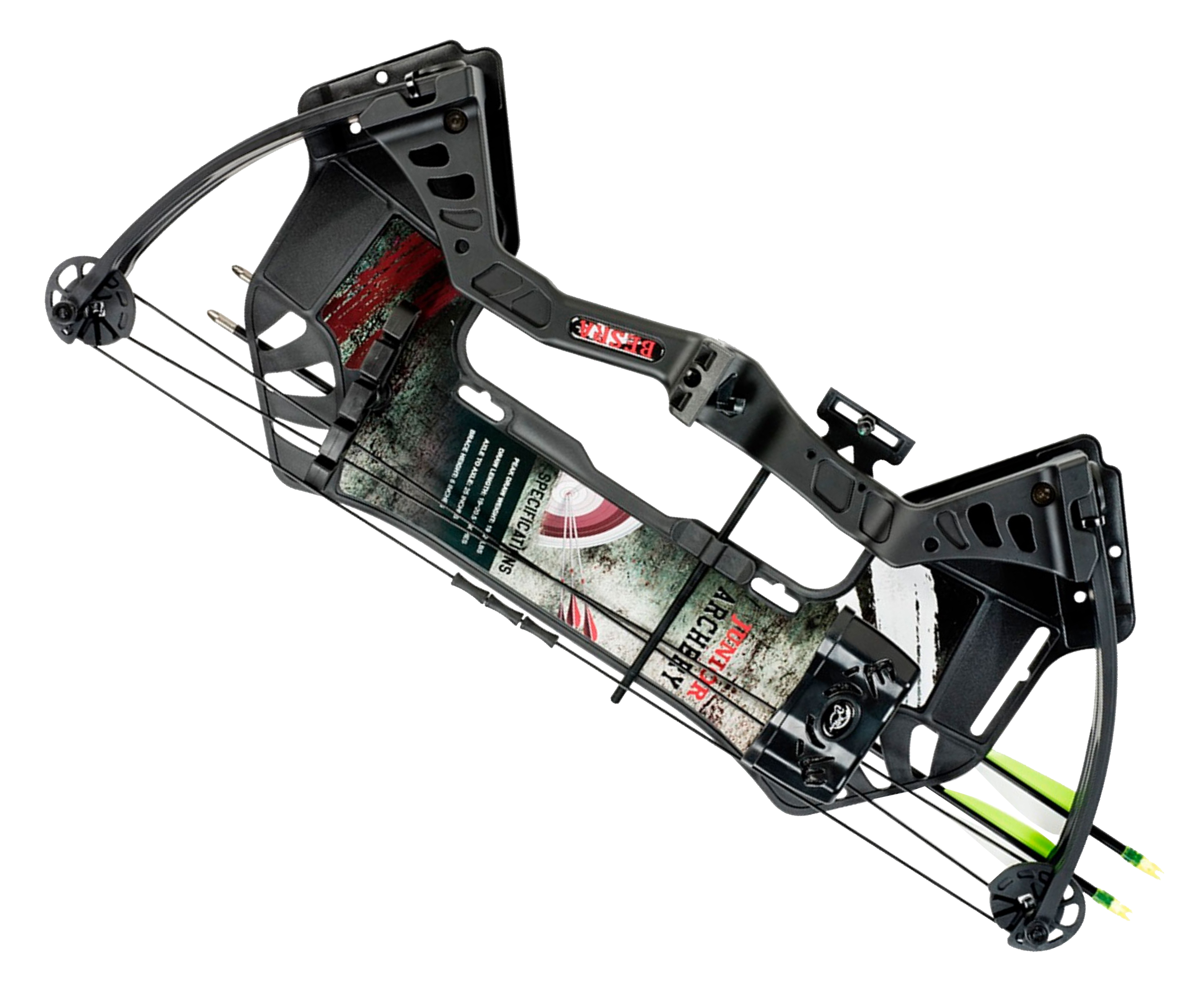 Детский лук Man Kung CBK1BK (блочный, черный)