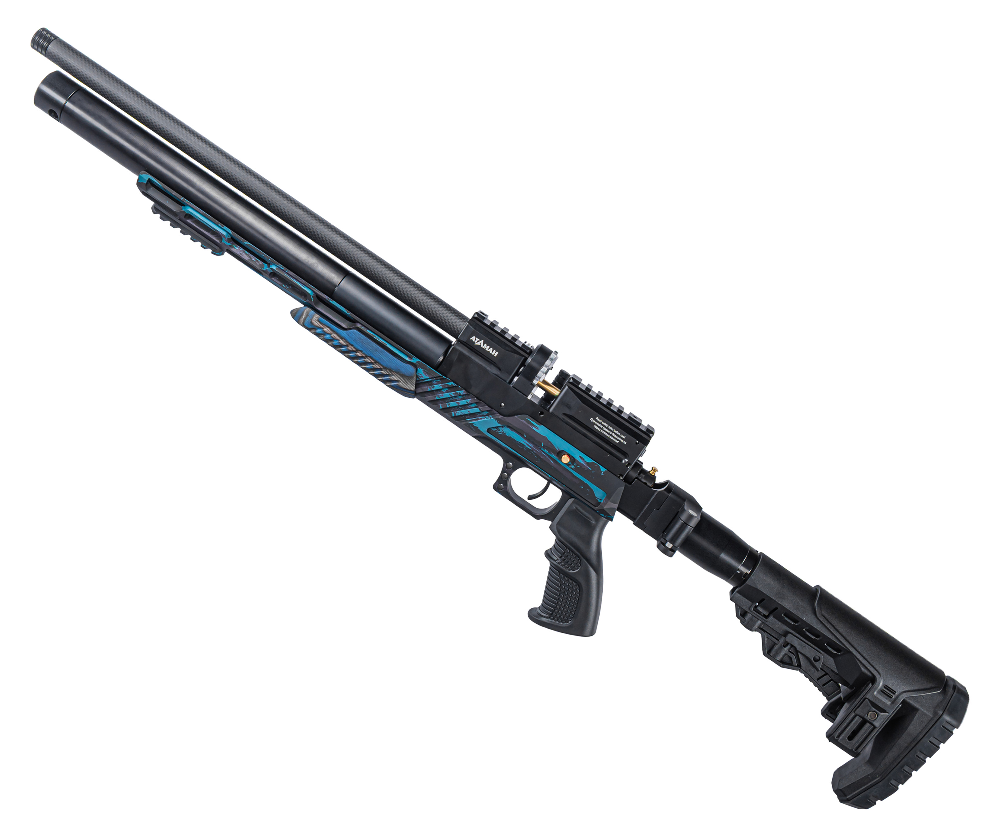 Пневматическая винтовка Ataman M20SD 650 Ultra-C 6.35 мм (алюминий, редуктор, под полнотел, тифани)