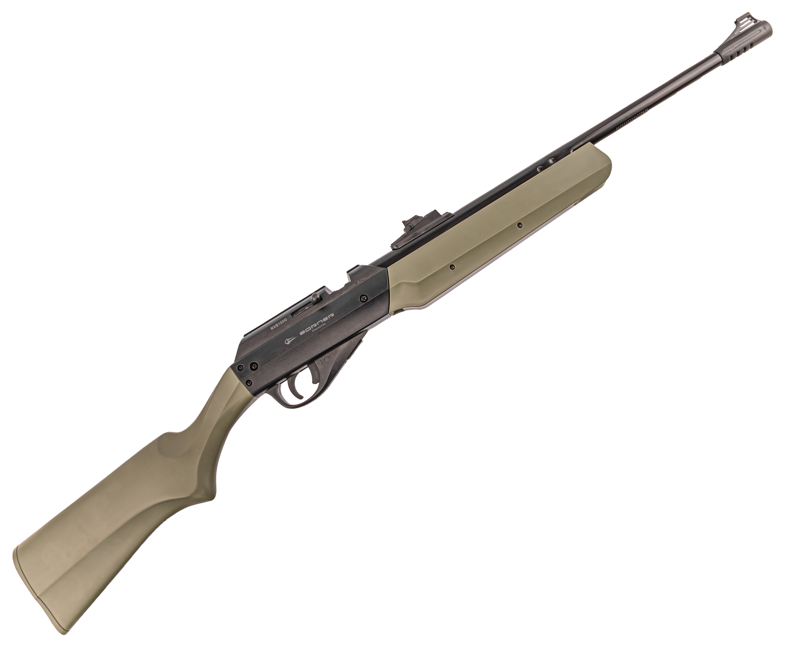 Пневматическая винтовка Borner Simple Strike Green 4.5 мм (3 Дж, зеленый)