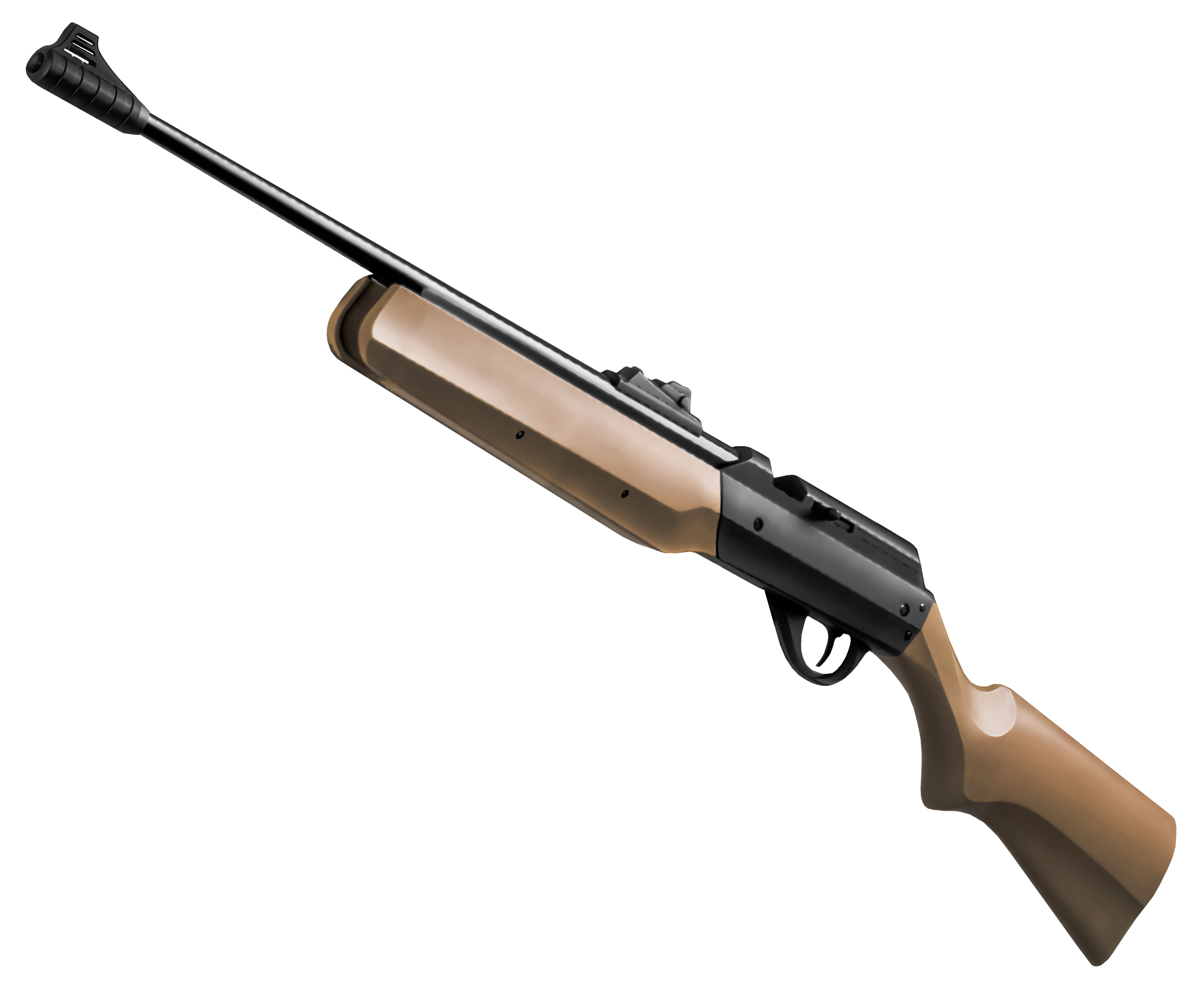 Пневматическая винтовка Borner Simple Strike Brown 4.5 мм (3 Дж, коричневый)