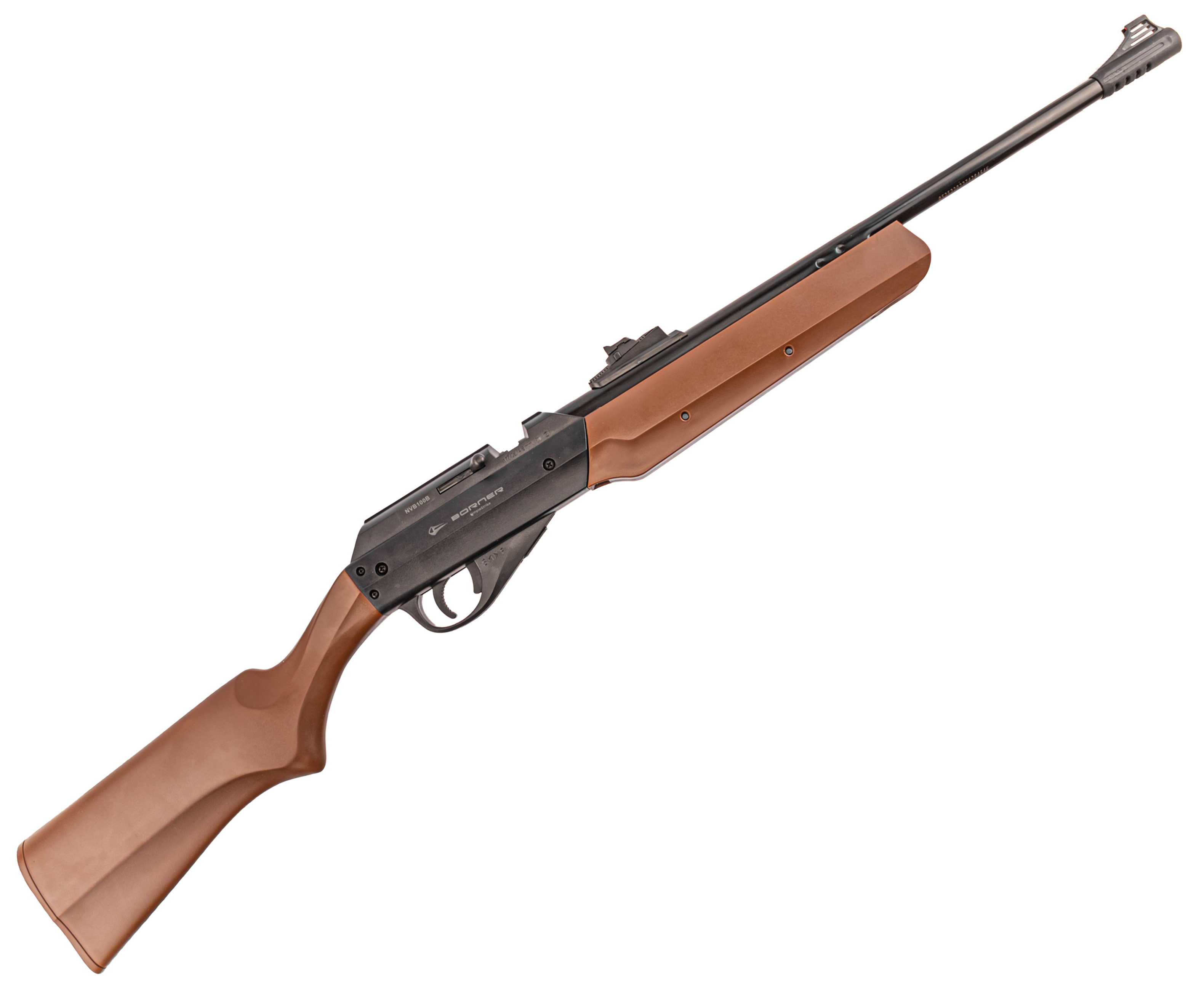 Пневматическая винтовка Borner Simple Strike Brown 4.5 мм (3 Дж, коричневый)