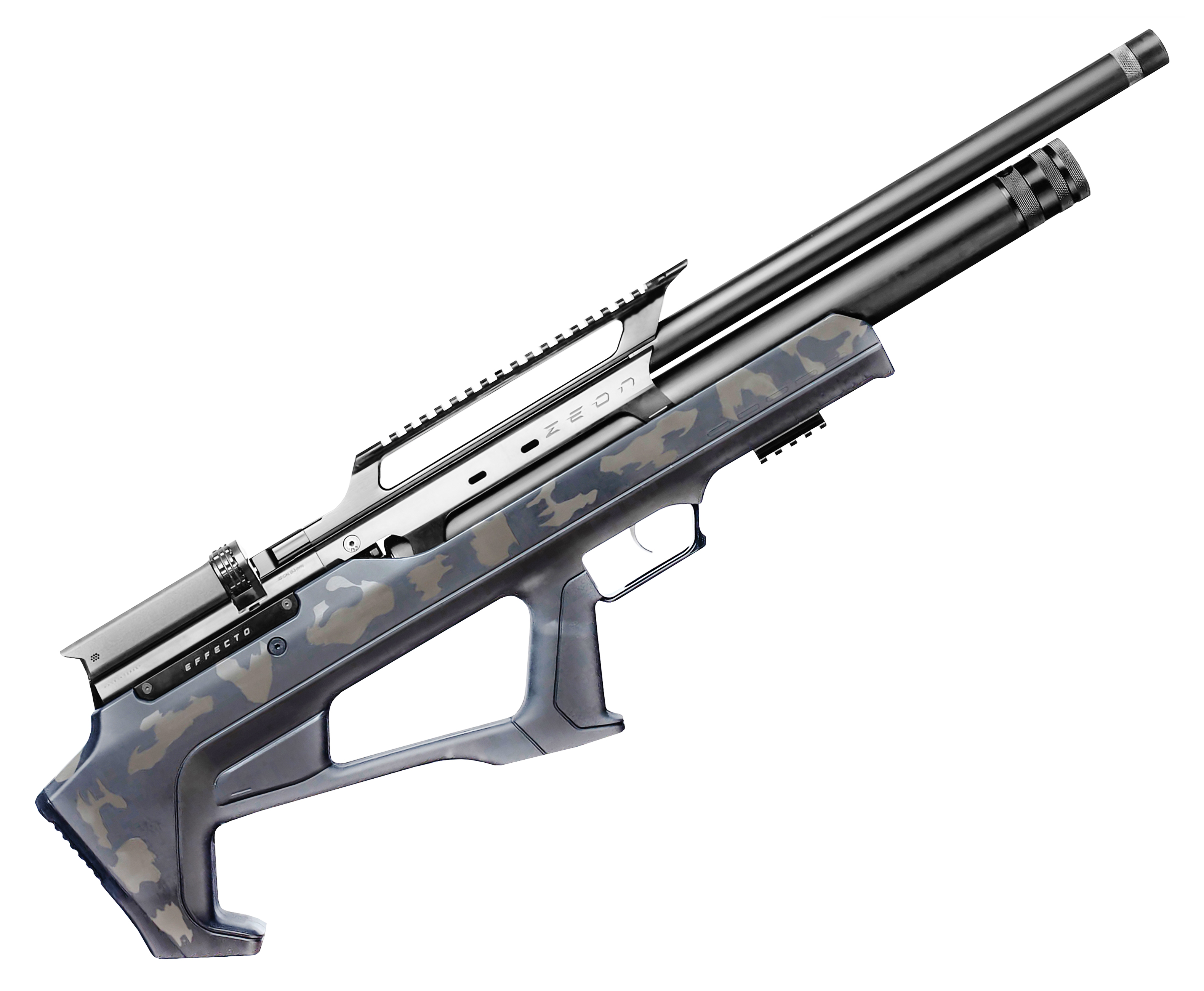 Пневматическая винтовка Huglu Effecto Zeon Khaki Camo 6.35 мм (Lothar Walther, камуфляж, кейс)