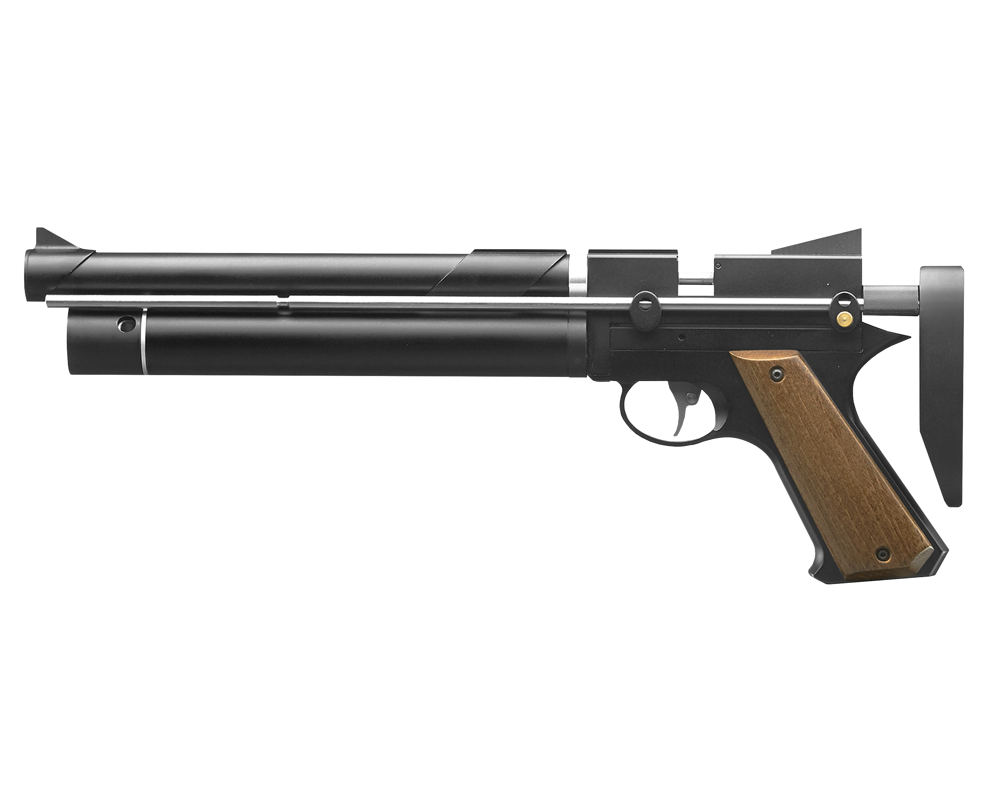 Пневматический пистолет Snowpeak PP750L 5.5 мм (РСР, приклад)