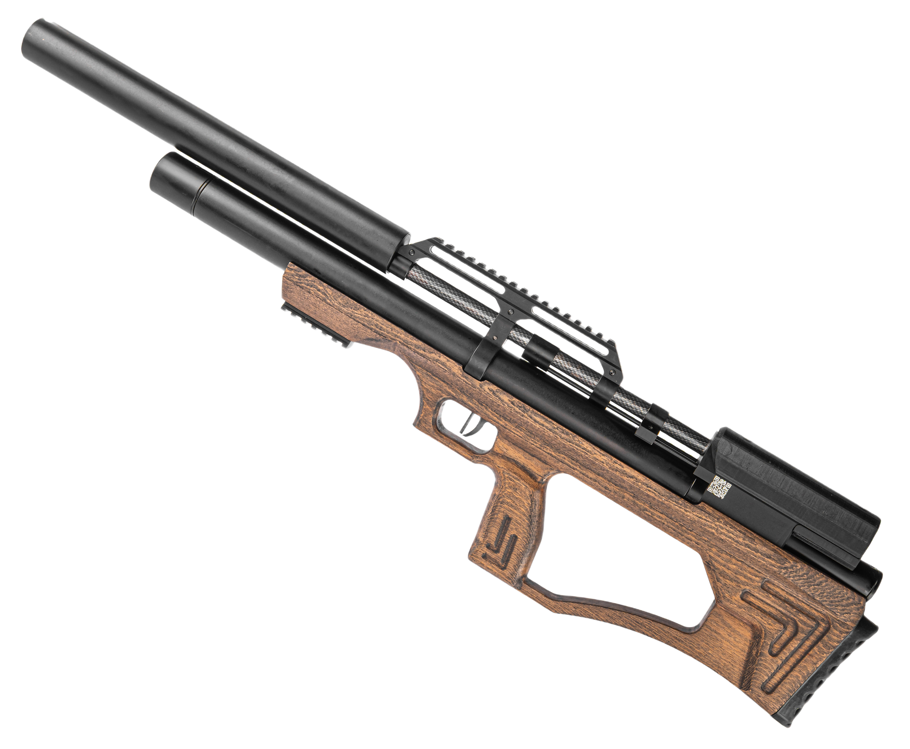 Пневматическая винтовка KrugerGun Снайпер BullPup 5.5 мм (прямоток, дерево L, 580 мм, резервуар 510, передний взвод)