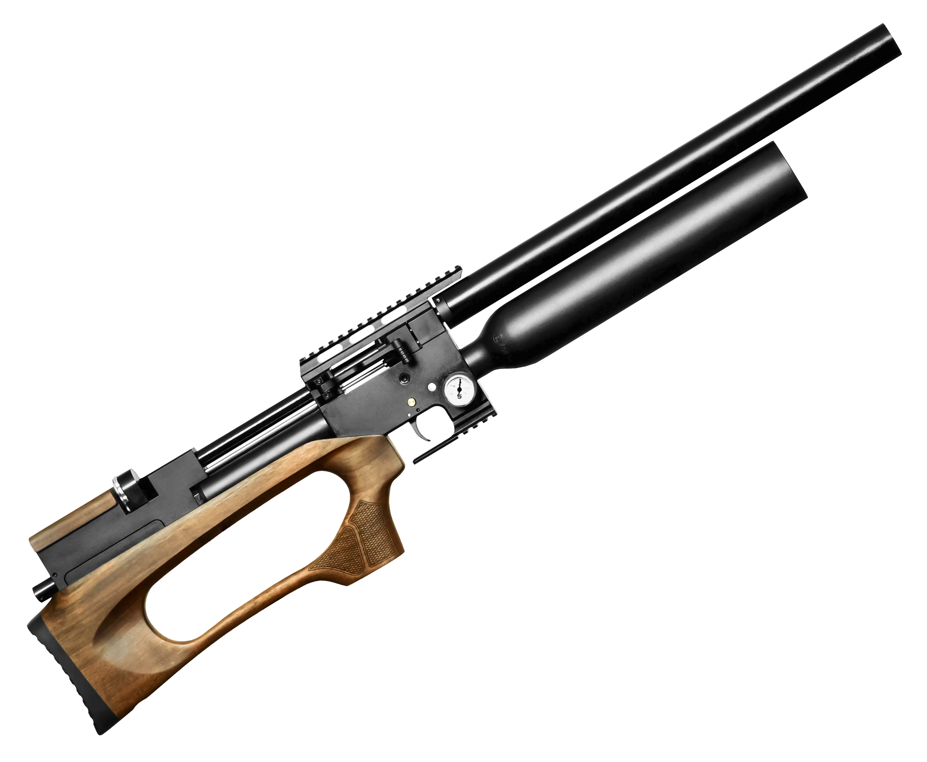 Пневматическая винтовка Storm Zeus Magnum 6.35 мм (PCP, под полнотел, 620 мм, колба)