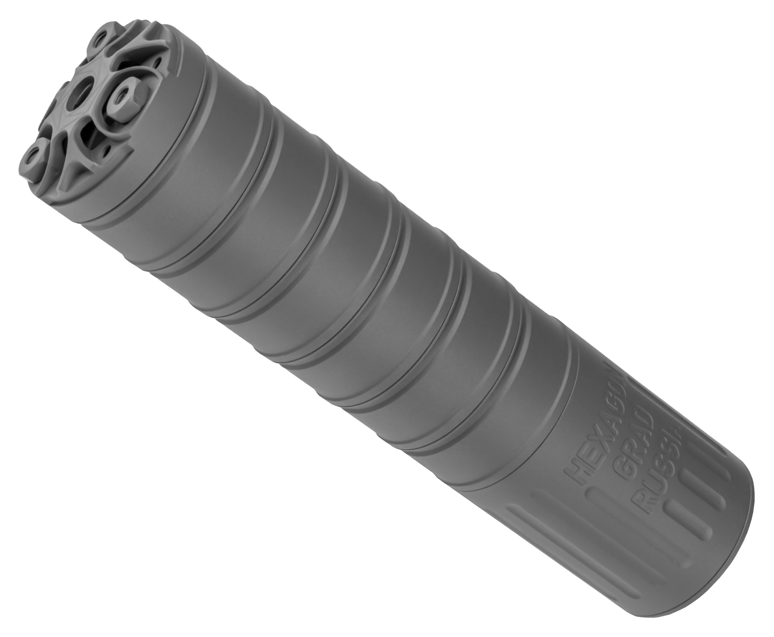 ДТКП Гексагон Град для АК-103 и АК-104 (7.62x39 мм, M24x1.5, 200 мм, 7 камер, банка, сталь)