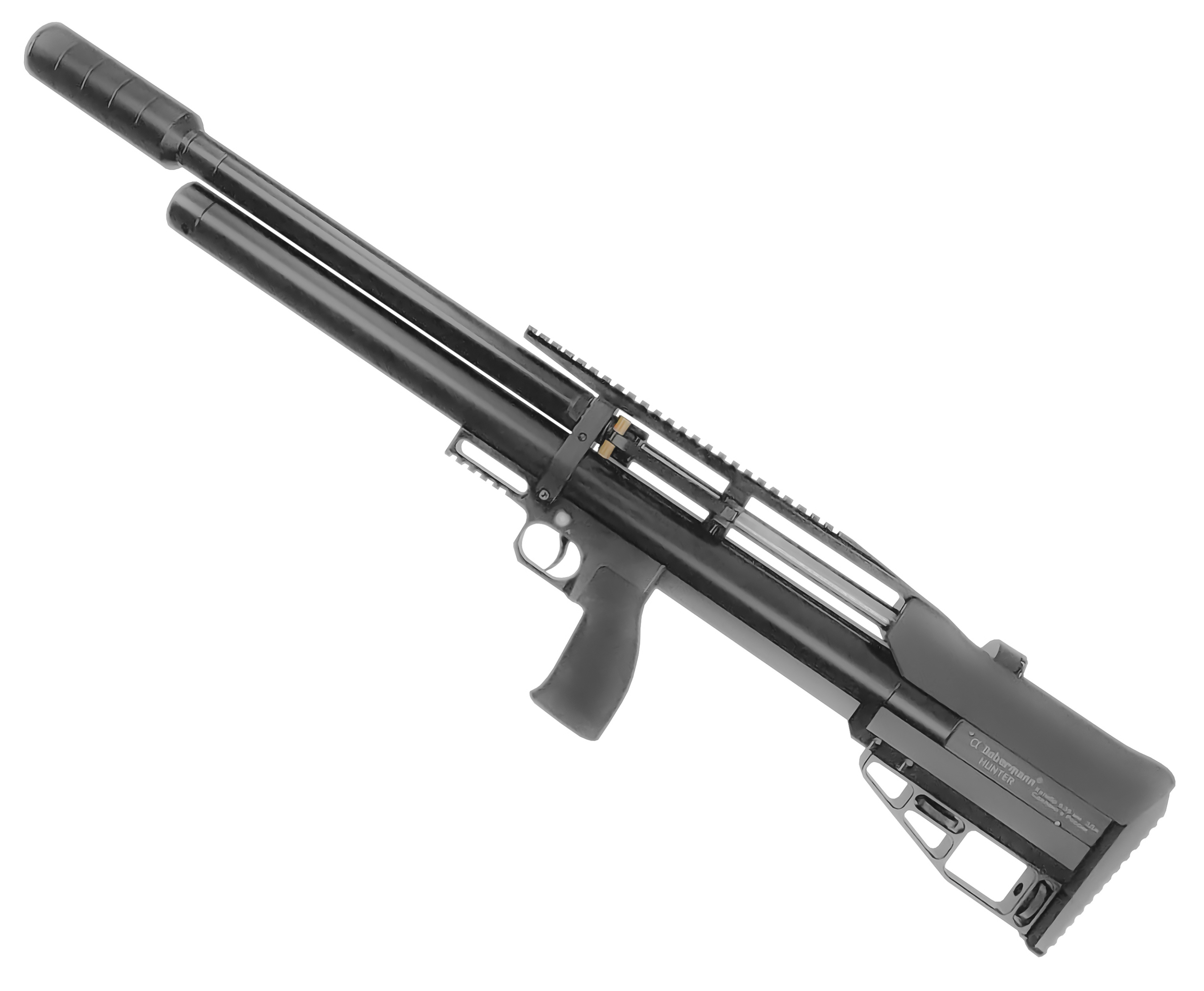 Пневматическая винтовка Dobermann Alfa Hunter 6.35 мм (600 мм, редуктор, прямая рукоять)