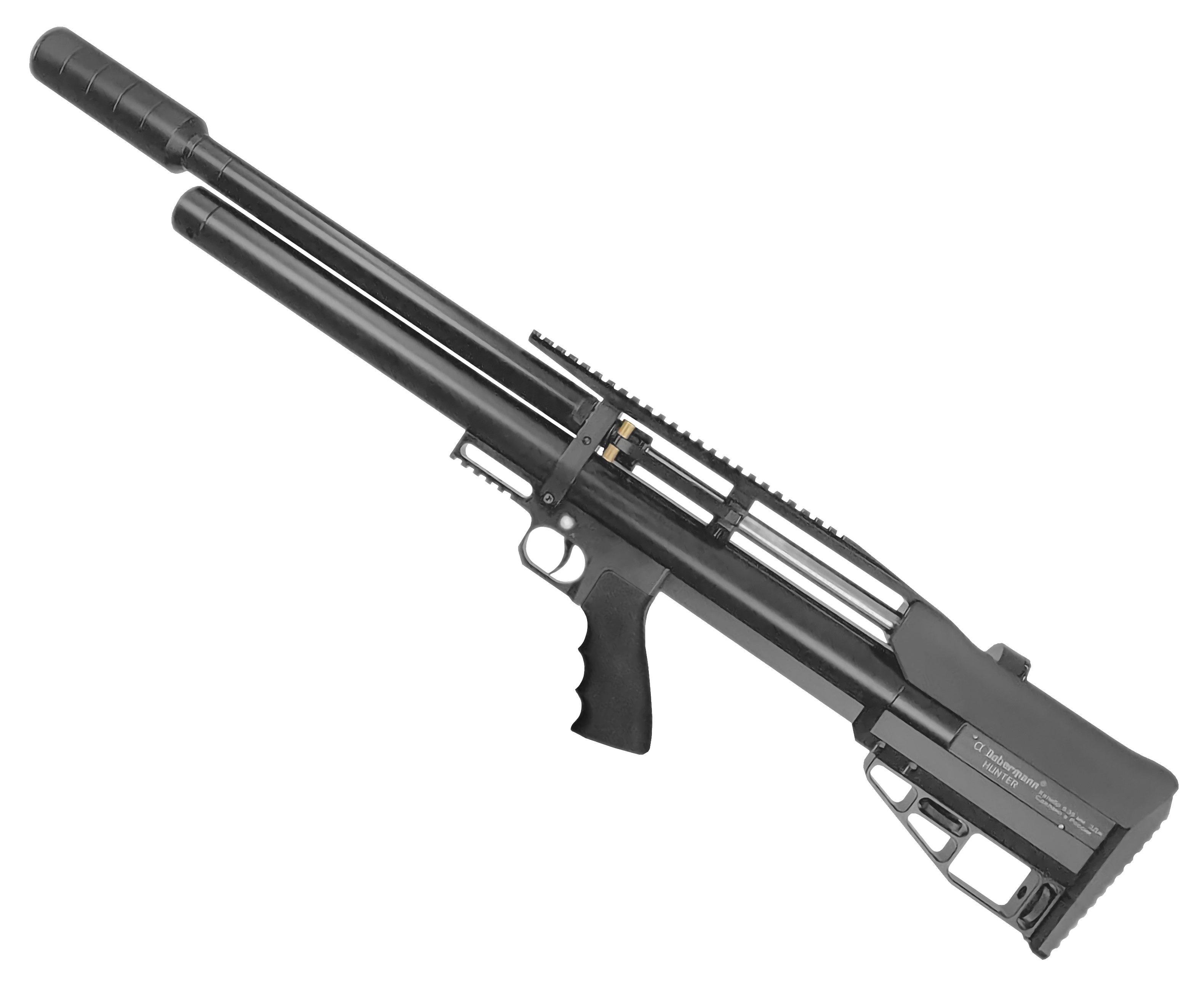 Пневматическая винтовка Dobermann Alfa Hunter 6.35 мм (600 мм, прямоток, рукоять под углом)