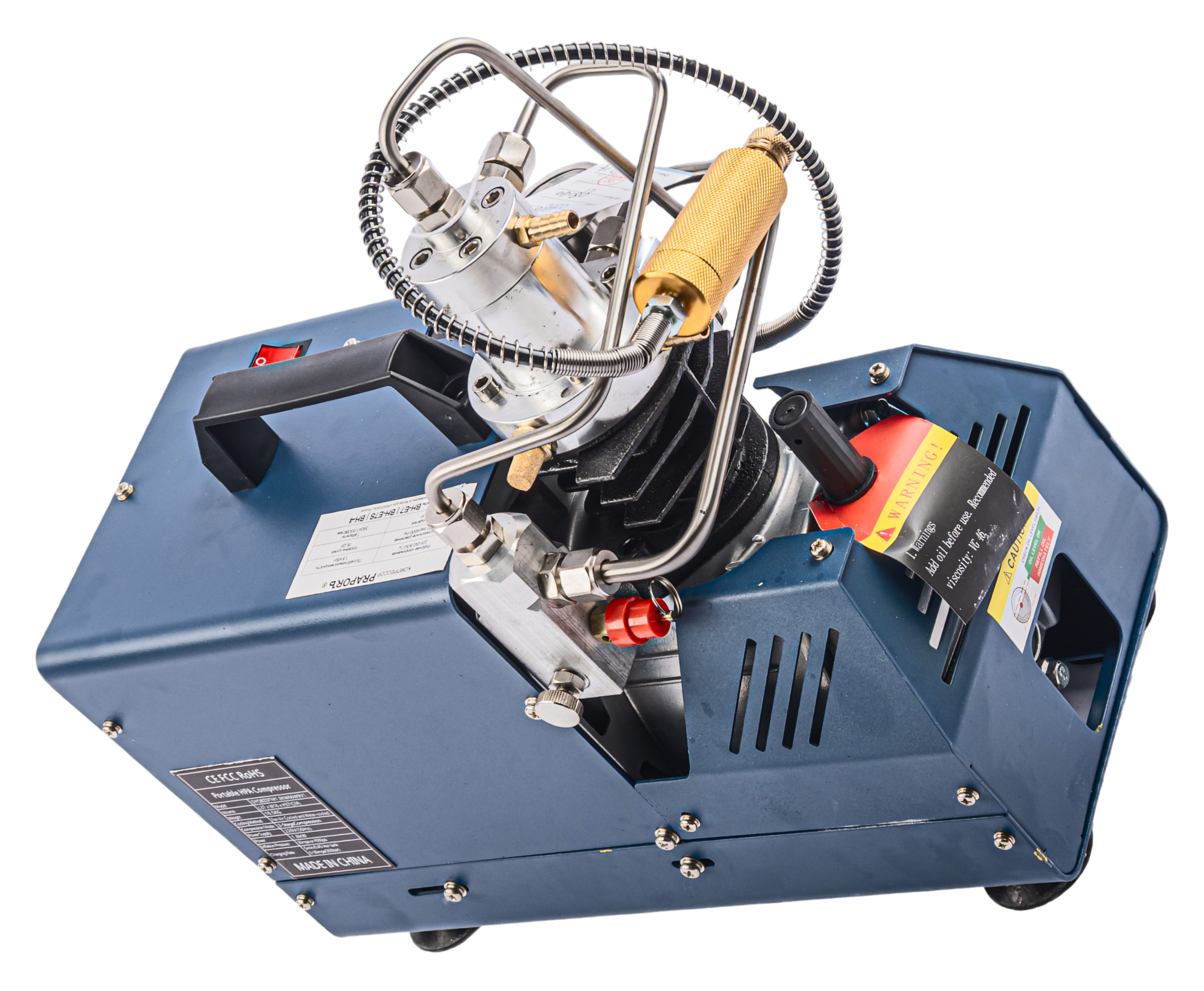 Электрический компрессор PraporЪ BH-E7S 1.8 kW (водяное охлаждение, автоотключение)