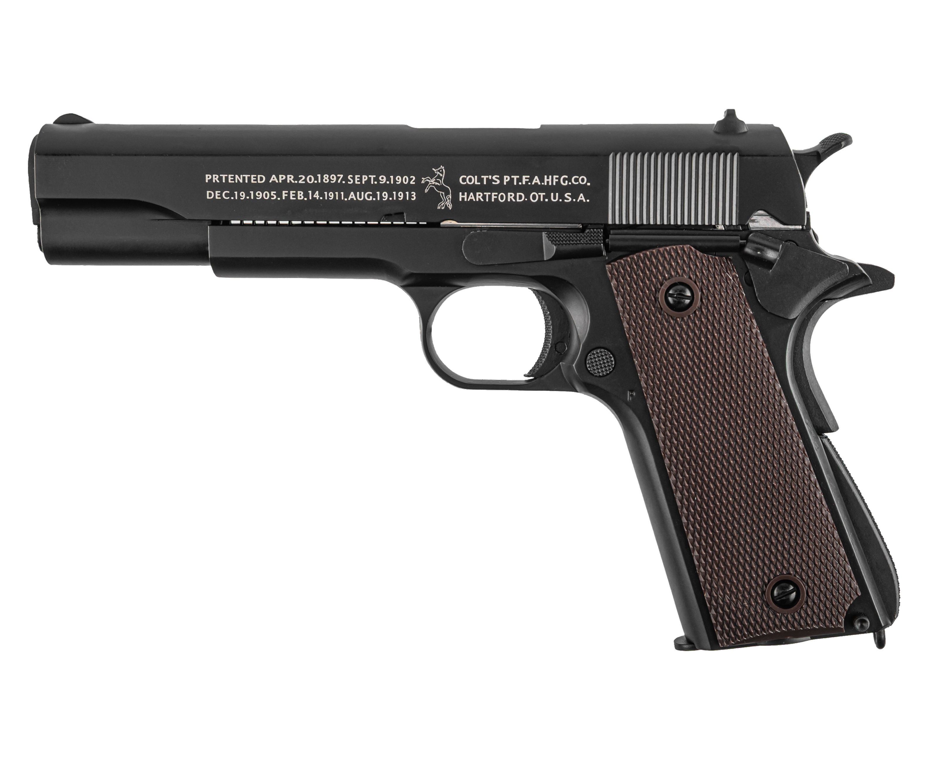 Страйкбольный пистолет Double Bell CLT 1911 (Green Gas, 723, черный, 6 мм)