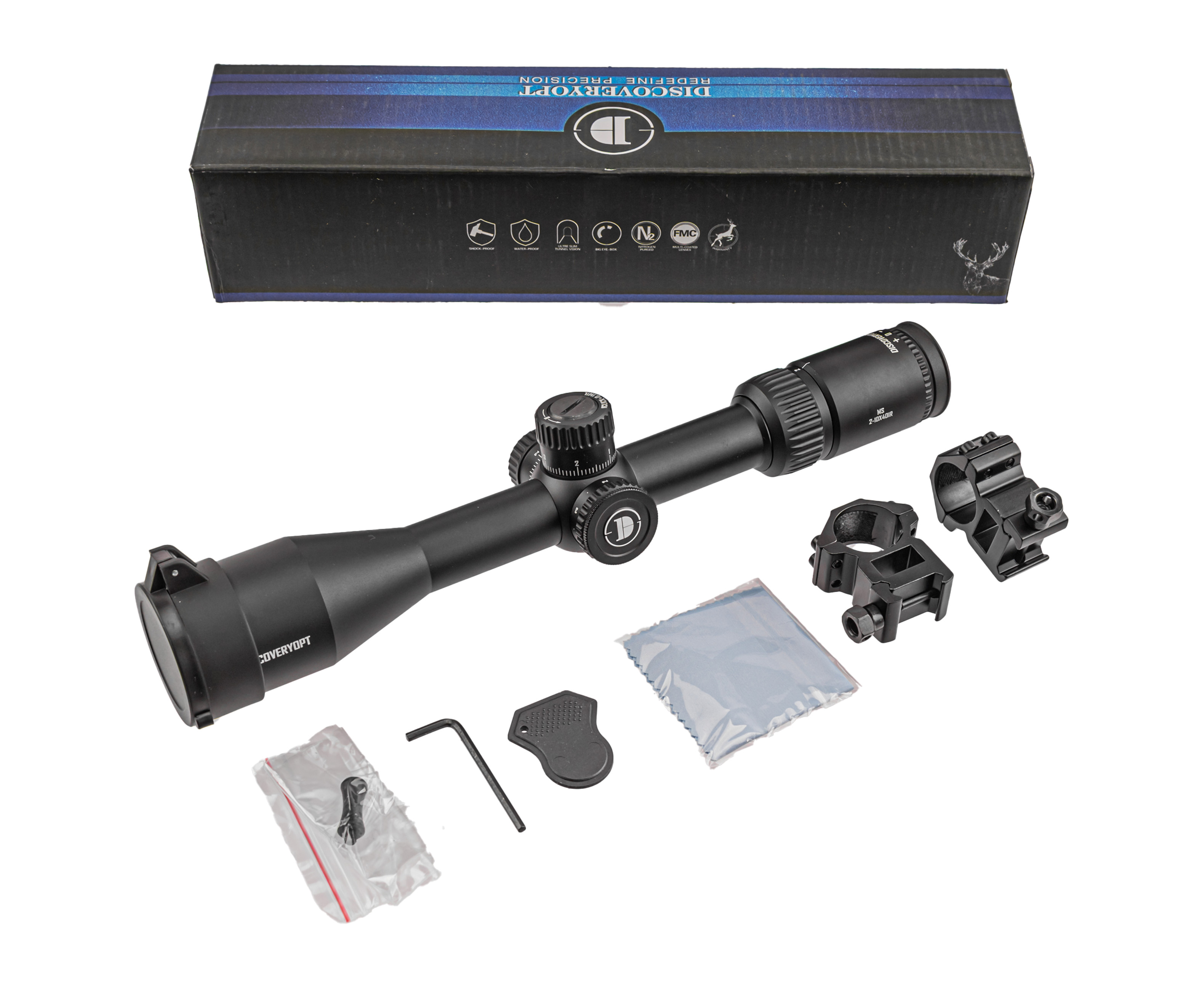 Оптический прицел Discovery MS 2-10x40 IR (Weaver, 25.4 мм)