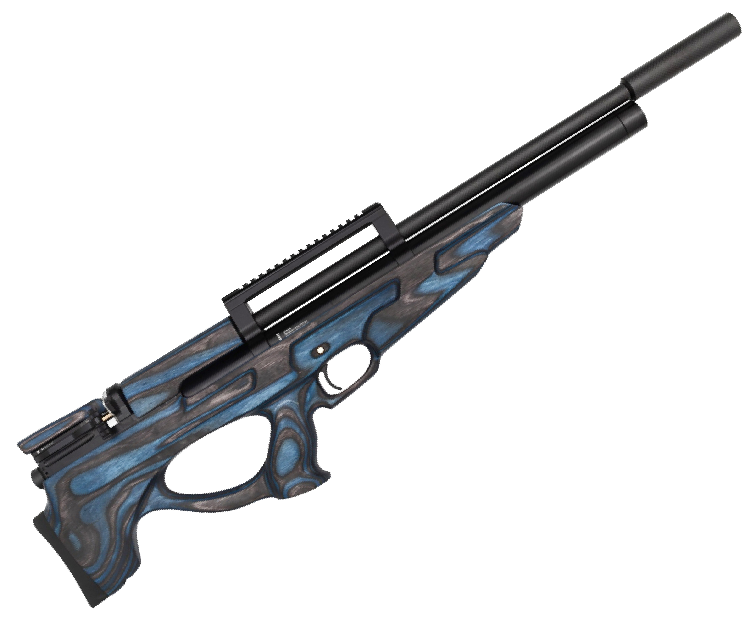 Пневматическая винтовка Ataman Bull-Pup M20SD 648 L1 6.35 мм (ламинат, синий, редуктор, полнотел)