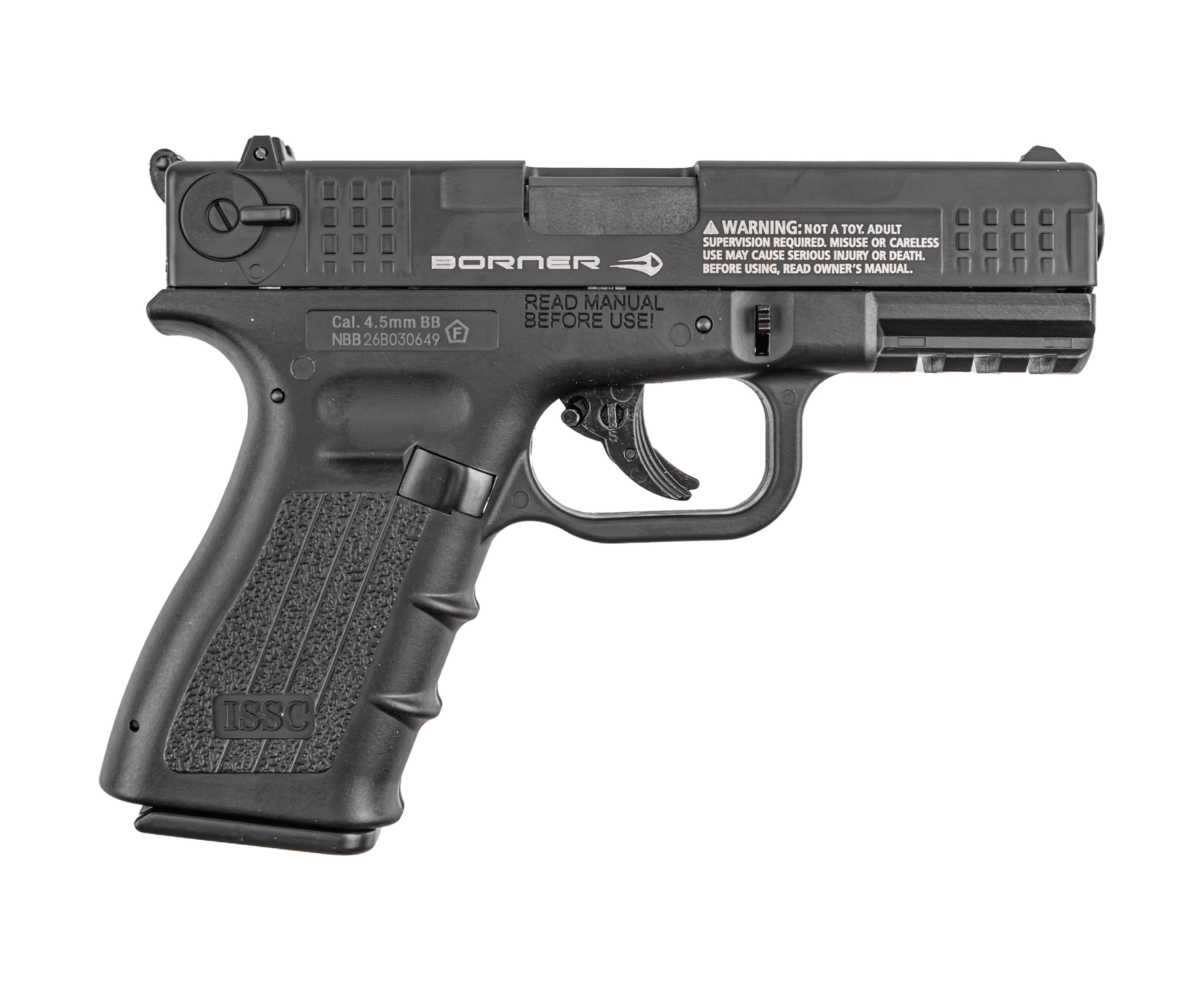 Пневматический пистолет Borner M22 4.5 мм (CO2, Glock)