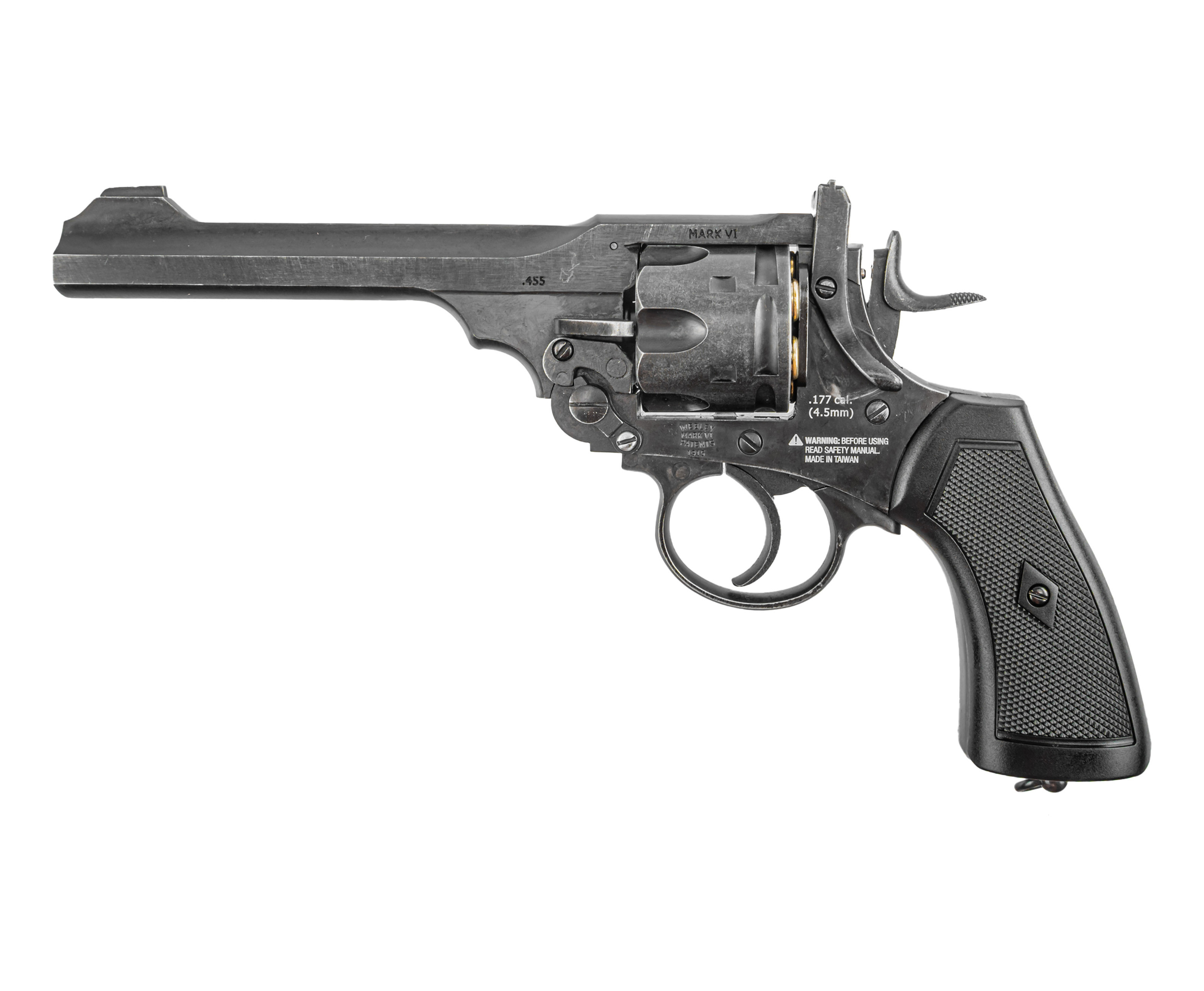 Пневматический револьвер Borner WS 4.5 мм (Webley Scott, Old, BB)