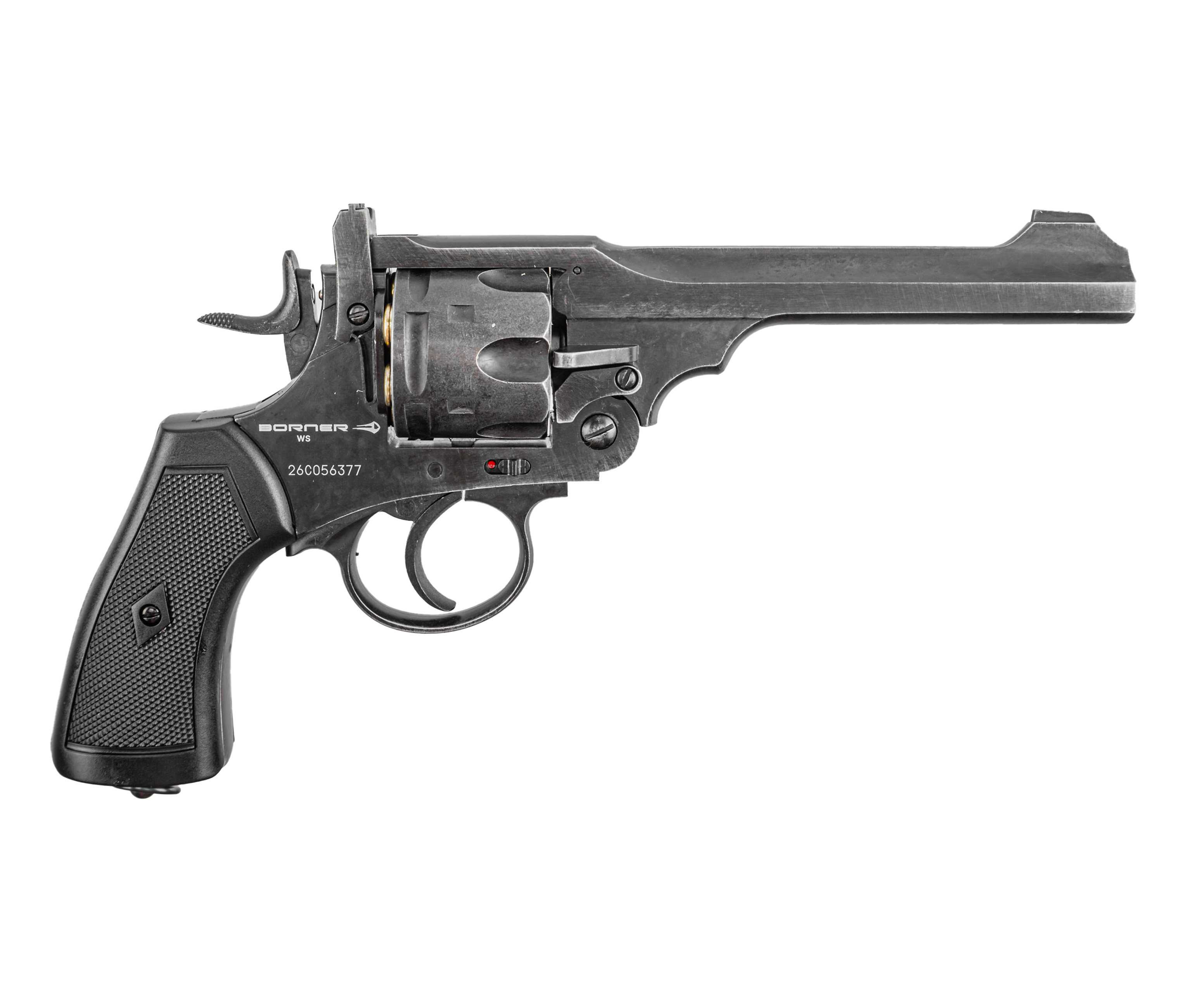 Пневматический револьвер Borner WS 4.5 мм (Webley Scott, Old, BB)