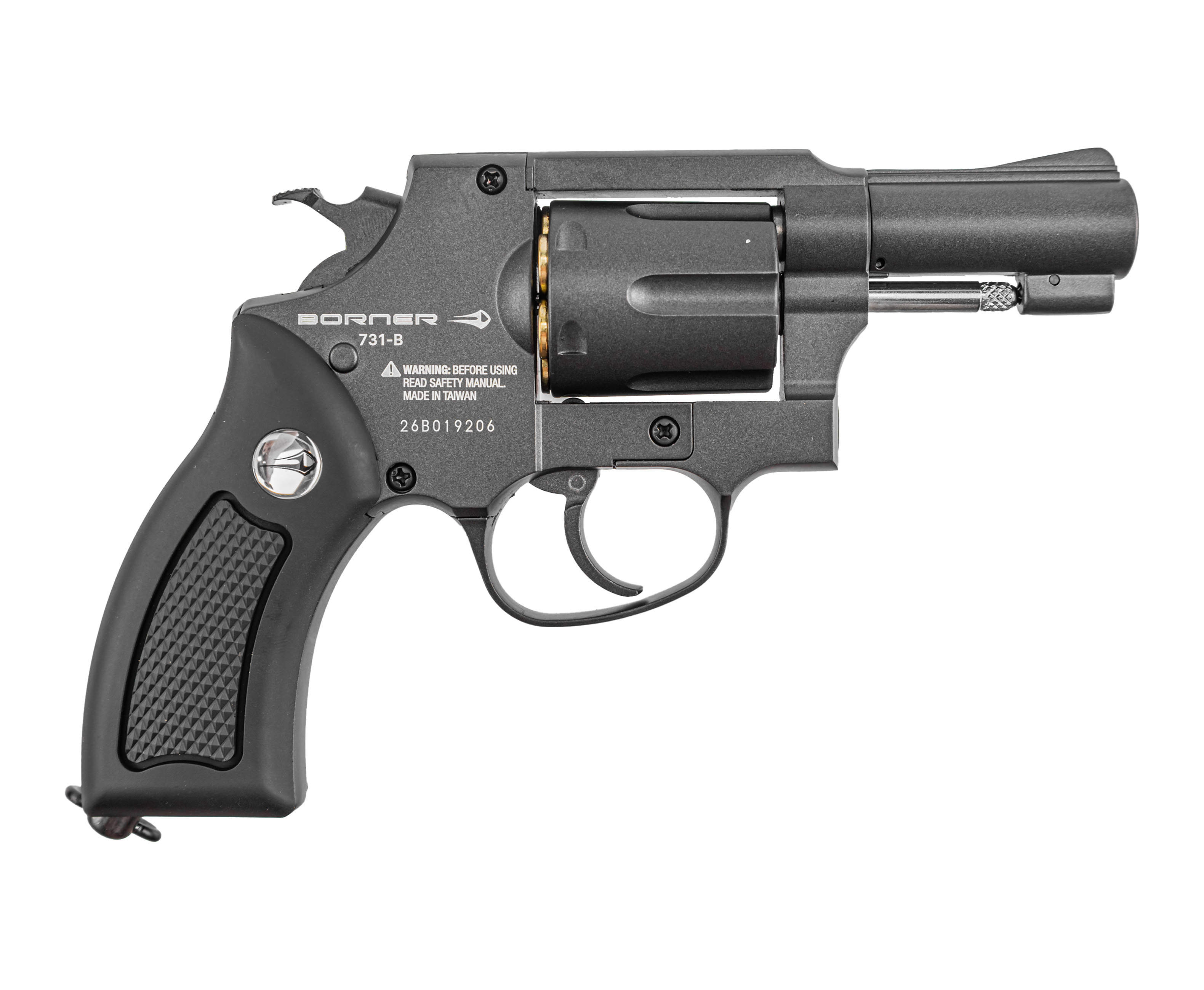 Пневматический револьвер Borner 731 4.5 мм (Smith Wesson, black)