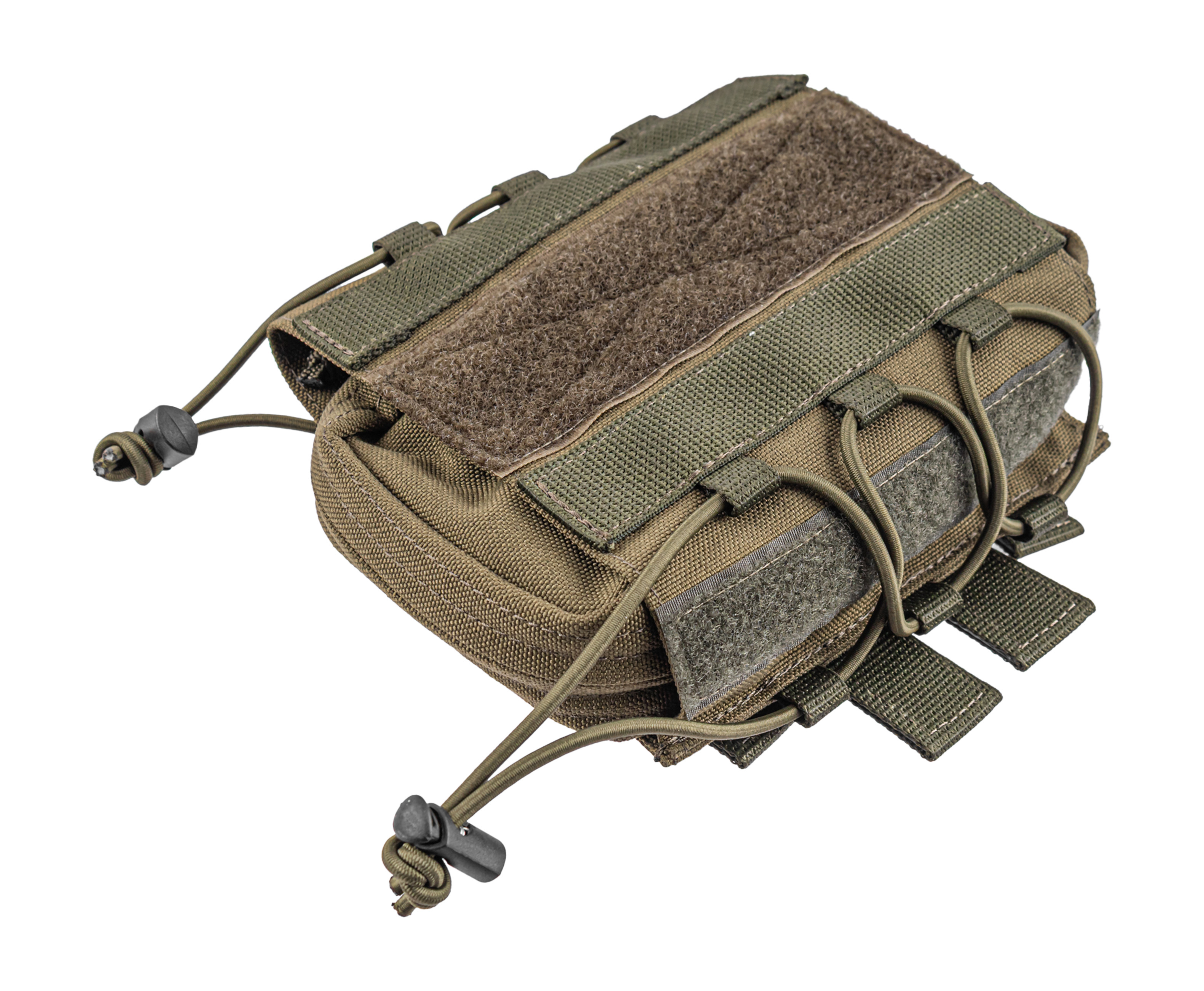 Подсумок медицинский Wartech D.R.E.A.M. (UP-107-OD, olive, вытяжной, горизонтальный)
