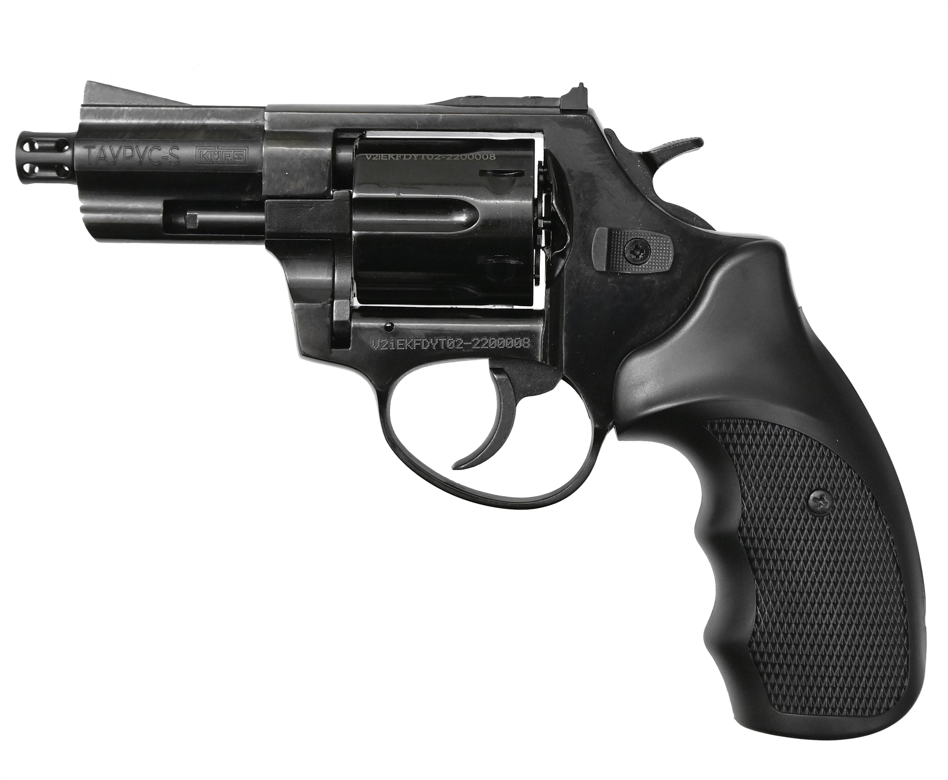 Сигнальный револьвер Kurs Таурус S 2.5 дюйма 5.5 мм (10ТК, Smith Wesson, черный)