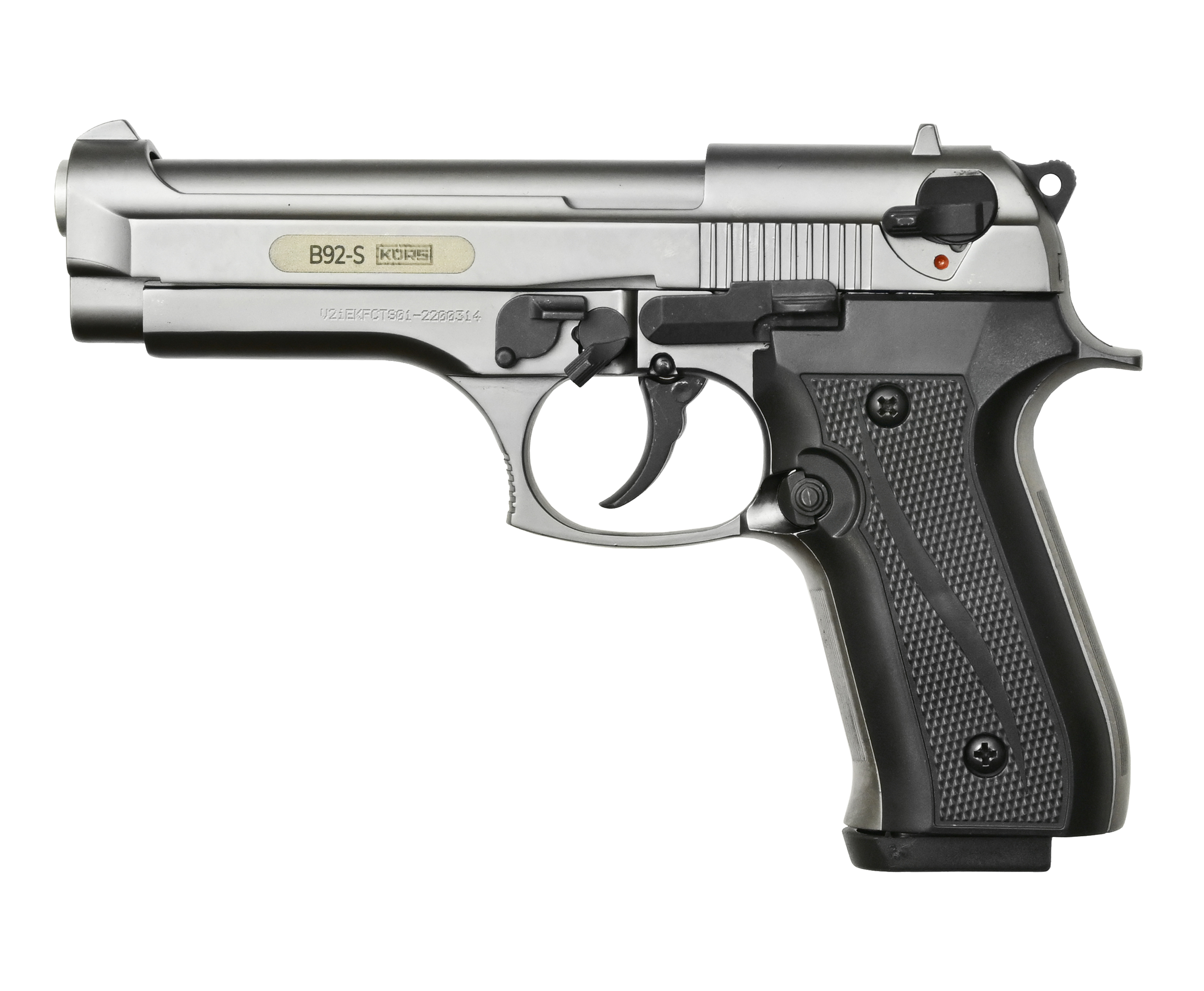 Сигнальный пистолет Курс-С B92-S 5.5 мм (10ТК, Beretta B92, фумо)