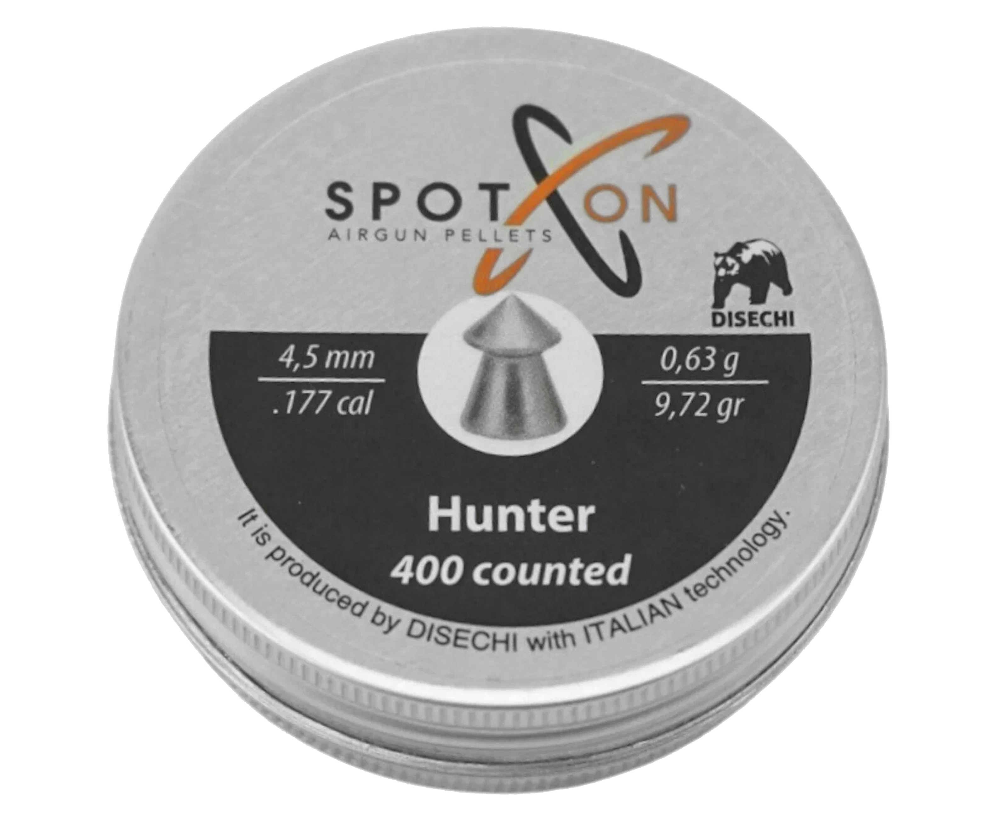 Пули пневматические Spoton Disechi Hunter 4.5 мм (0.63 г, 400 шт)