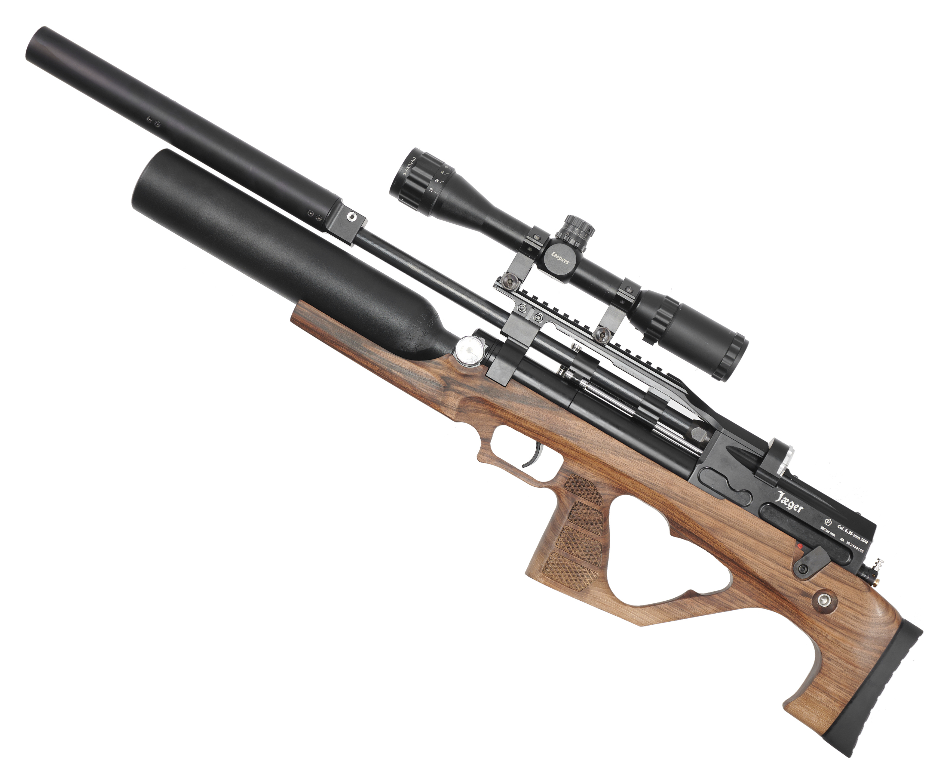 Пневматическая винтовка Jaeger SPR Bull-Pup 6.35 мм (590 мм, передний взвод, AP, колба)