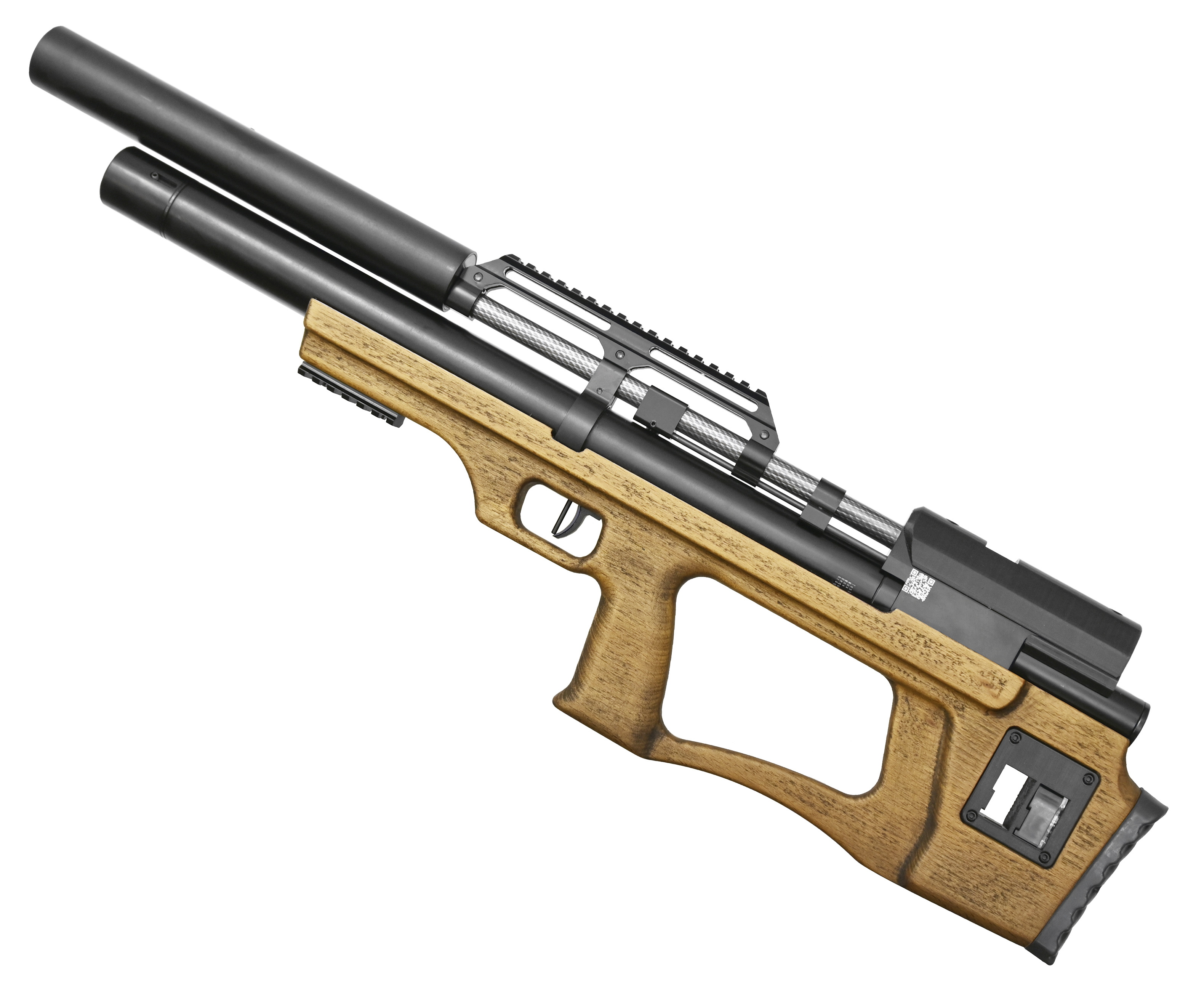 Пневматическая винтовка Krugergun Снайпер Bull-pup 6.35 мм (500 мм, 510 ресивер, редуктор, взвод передний, деревянная)