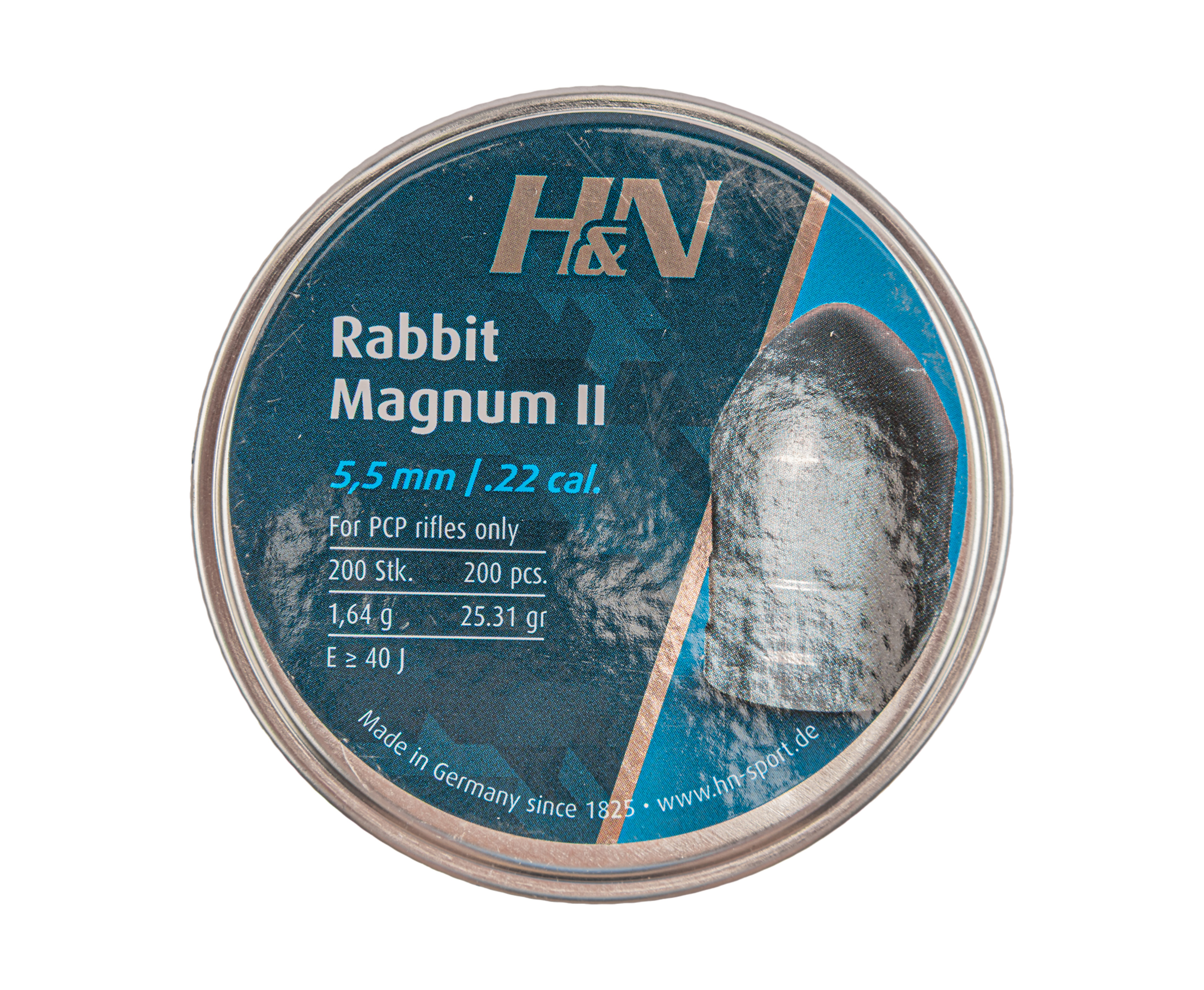 Пули пневматические H&N Rabbit Magnum II 5.5 мм (1.66 г, 200 шт)