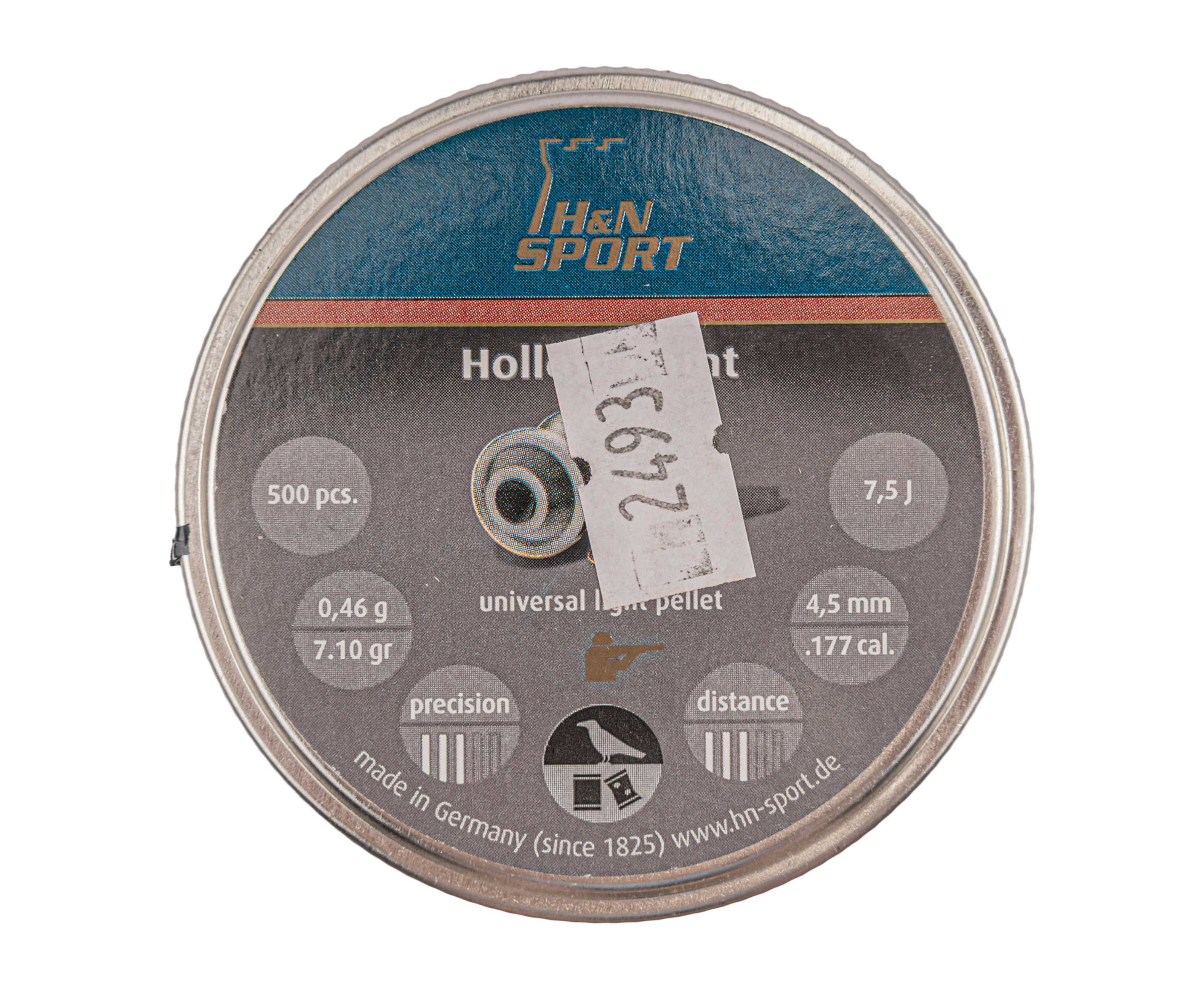 Пули пневматические H&N Hollow Point 4.5 мм (500 шт, 0.46 г)